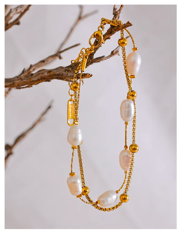 Aphrodite's Tears of Joy: Pearl Bracelet