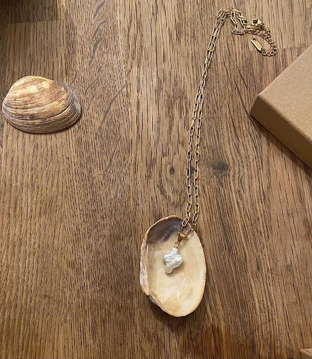Pearl Cross Pendant
