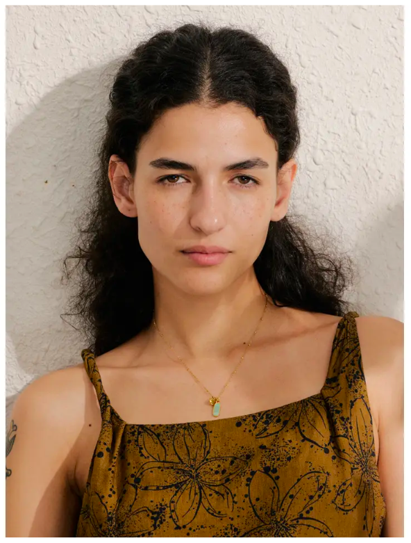 Amazonite Heart Pendant