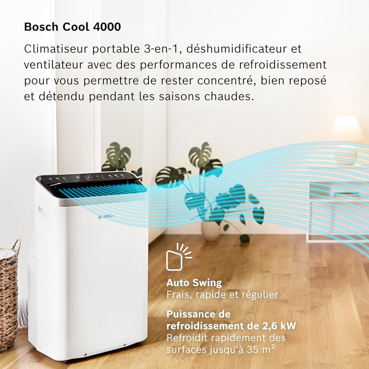 Climatiseur mobile Bosch Cool 4000 