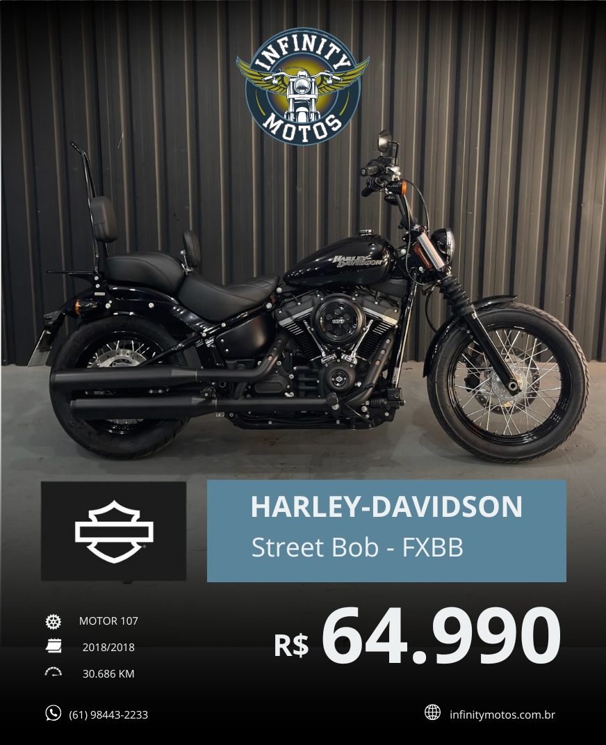 Harley-Davidson Street Bob 2018/2018 – Motor 107