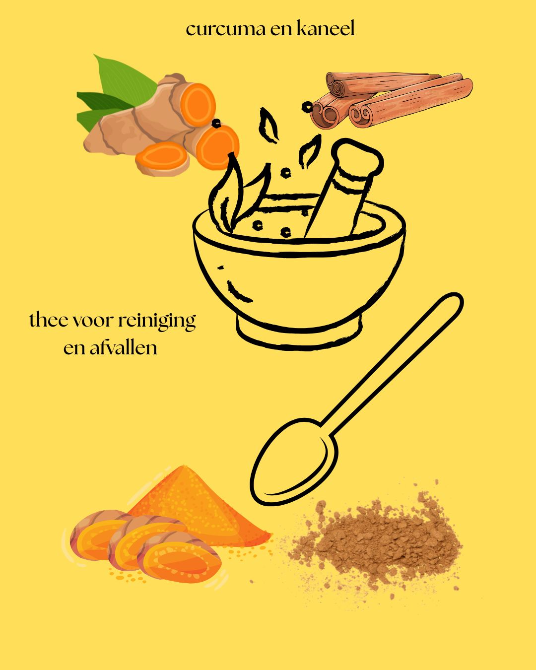 Kaneel en Curcuma Herbal Tea