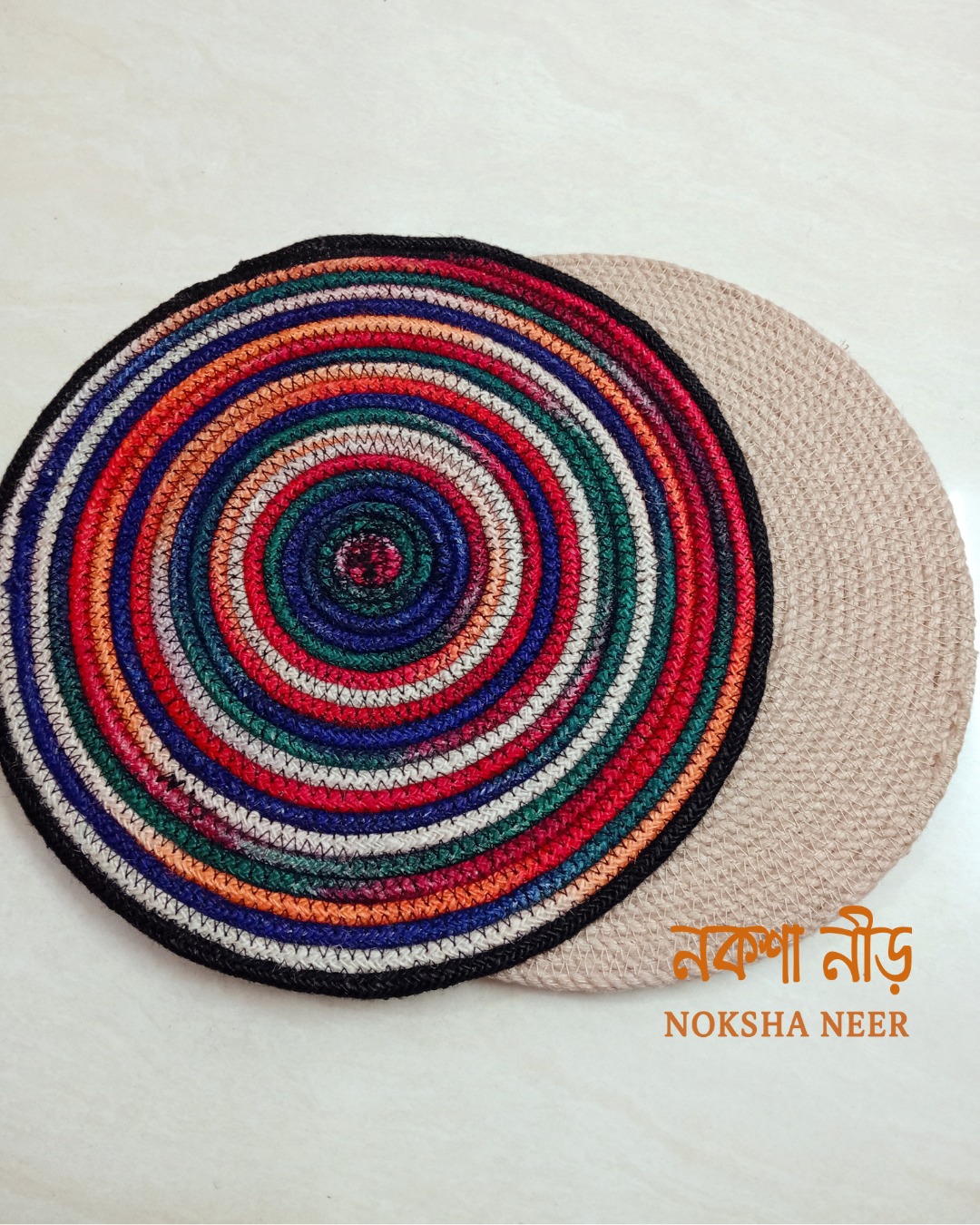 Colorful Handmade Jute Placemat Combo | জুট প্লেসম্যাট কম্বো