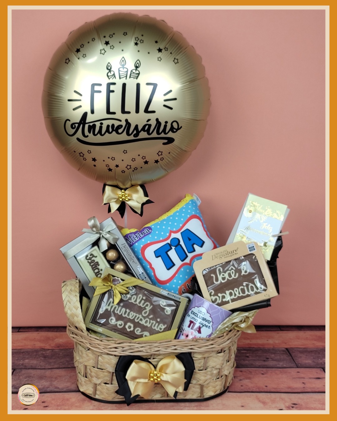 CESTO FELIZ ANIVERSÁRIO SUPER LUXO