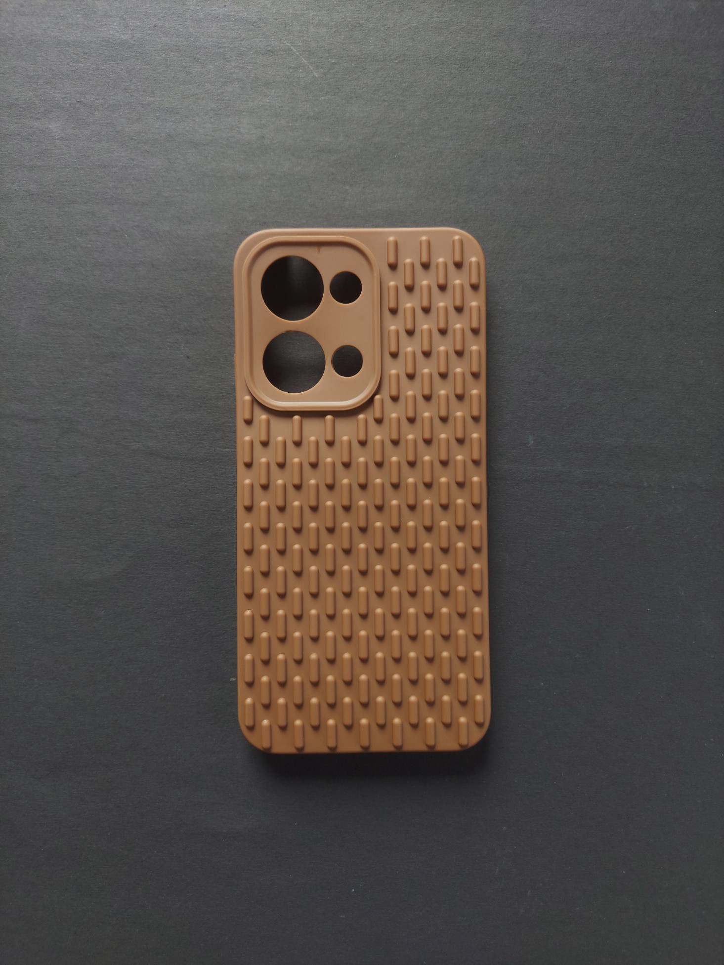 OPPO RENO 13 Brown Textured Phone Case