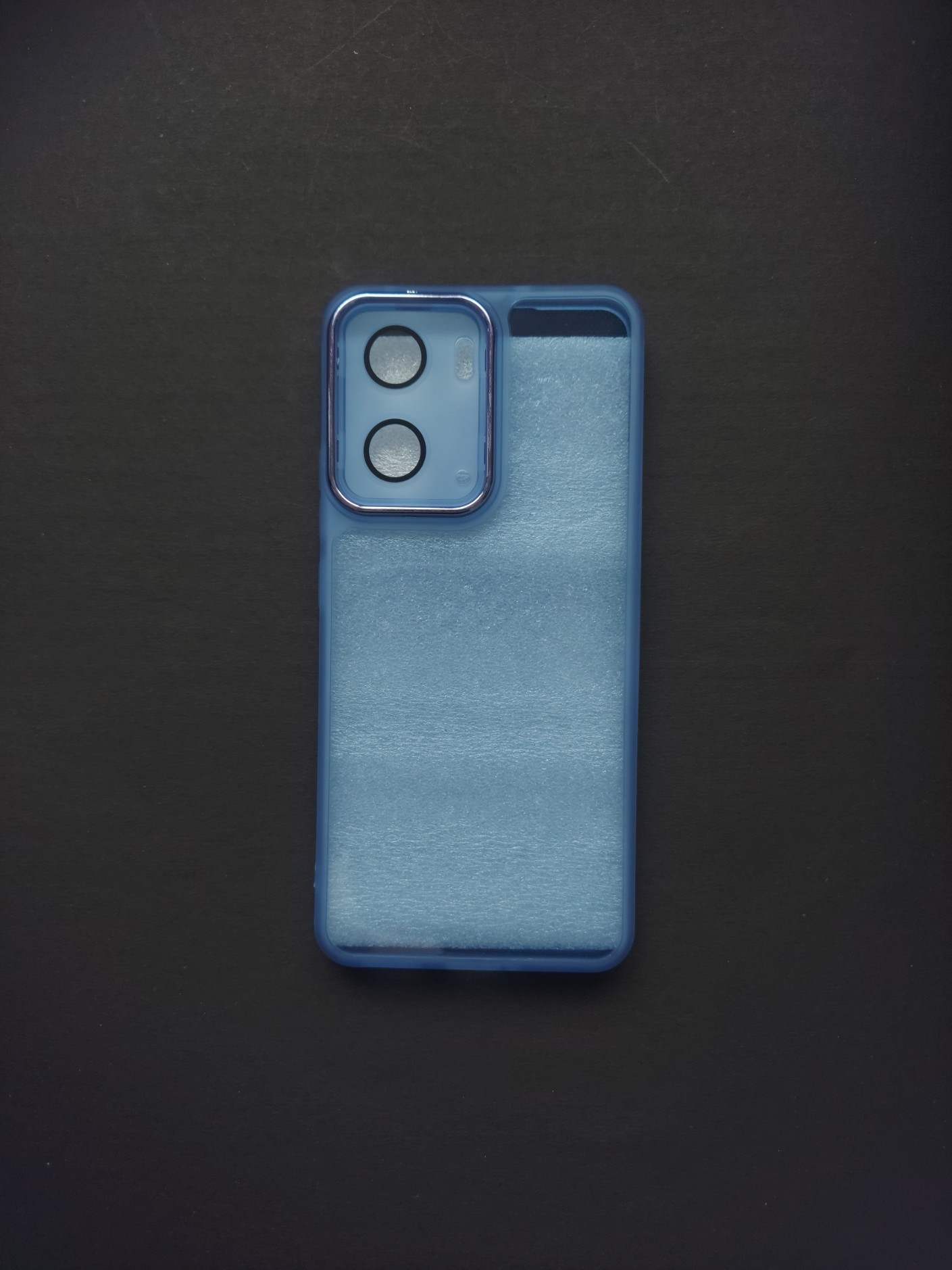 Realme P3 Blue Transparent Phone Case
