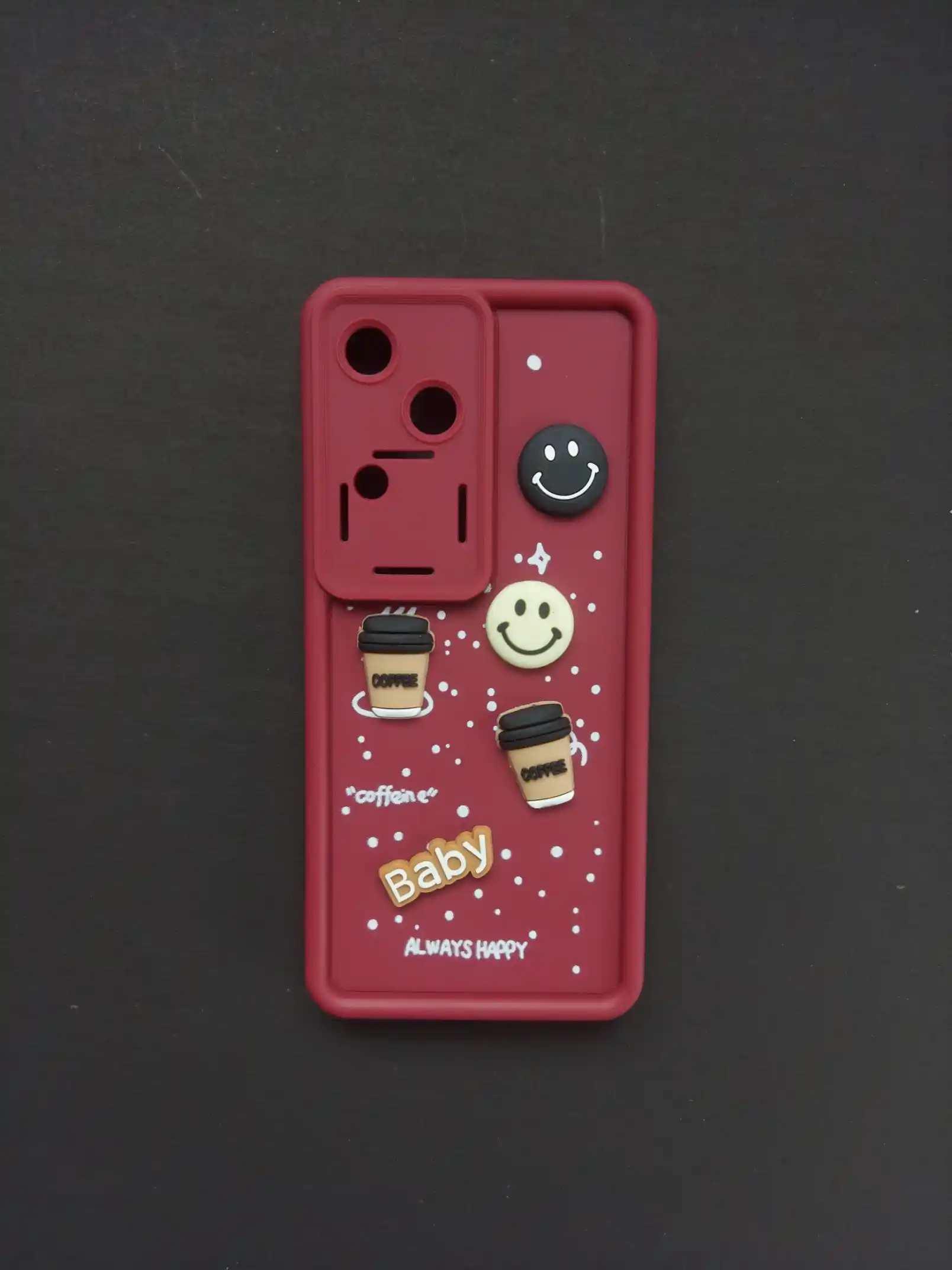 VIVO V30 Red Decorative Phone Case
