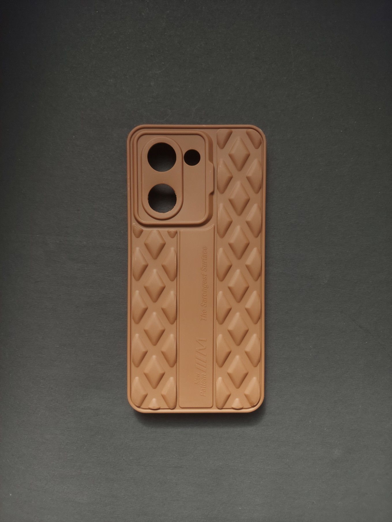 Realme P3 ULTRA Textured Brown Phone Case