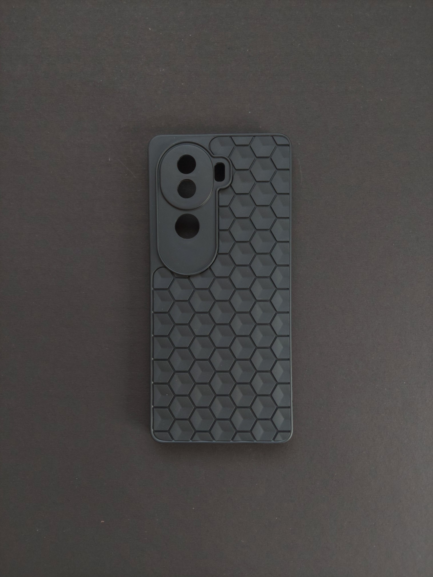 VIVO V40e Black Hexagon Pattern Phone Case