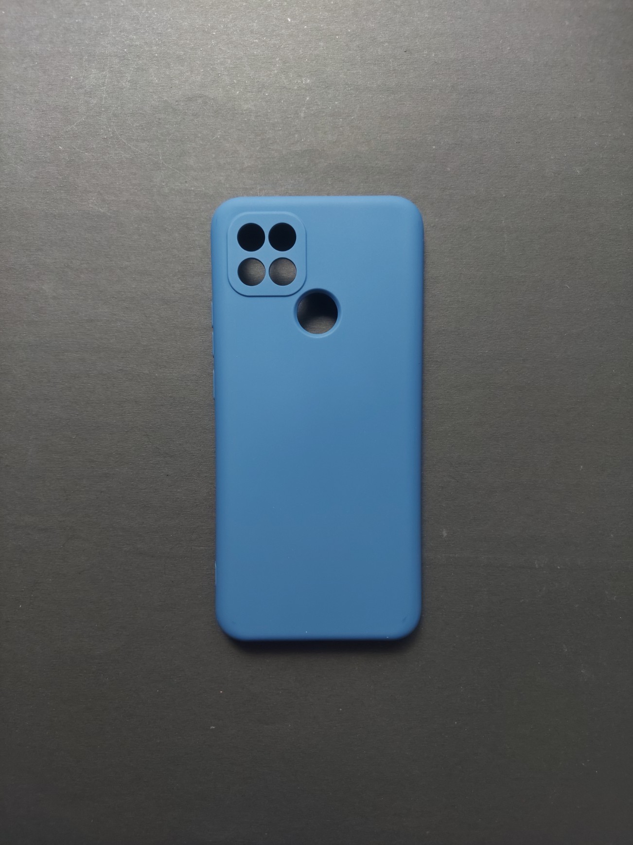 OPPO A15 Blue Silicone Phone Case