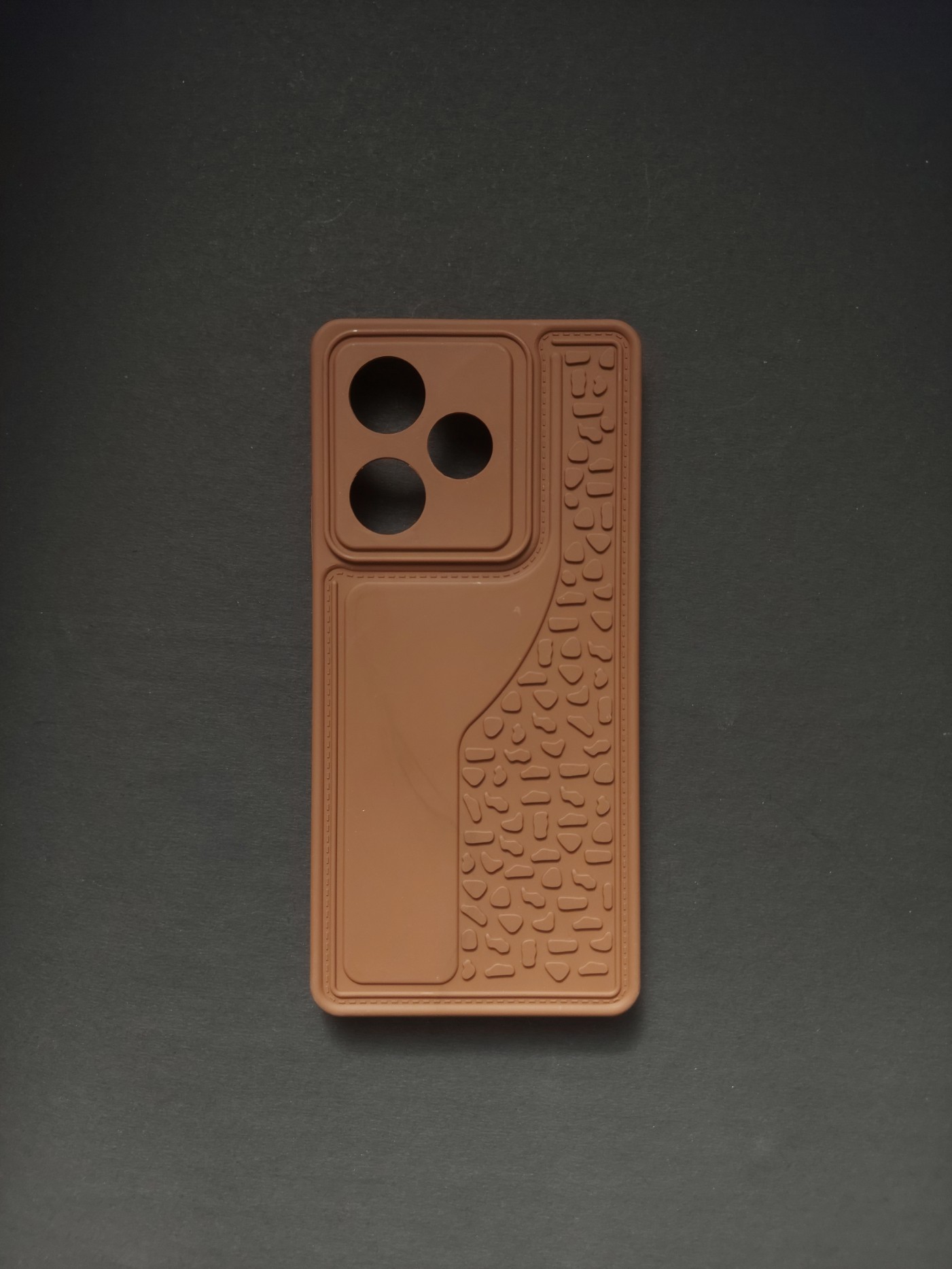 Realme GT7 Brown Textured Phone Case