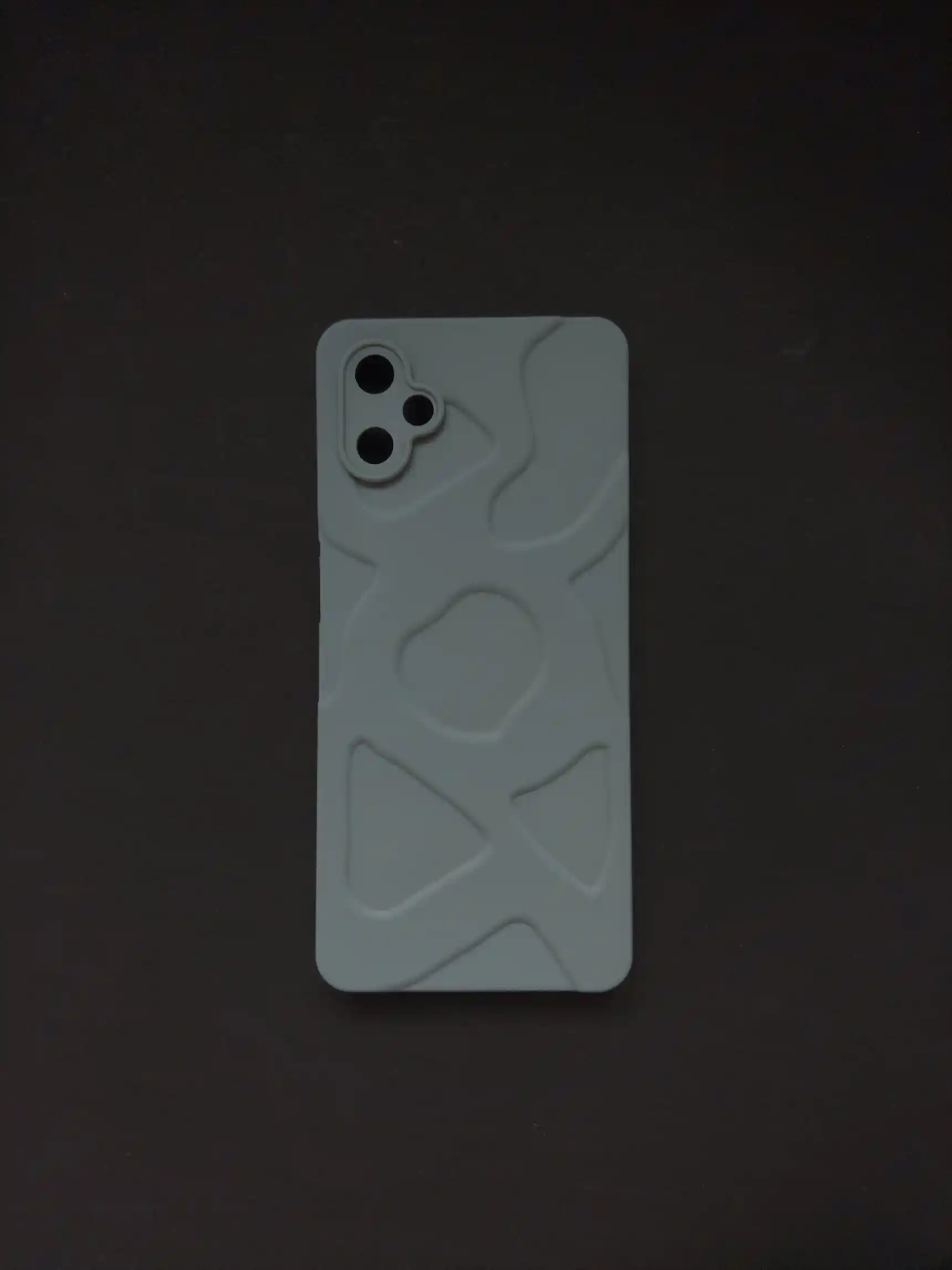  SAMSUNG GALAXY F06 Gray Textured Phone Case