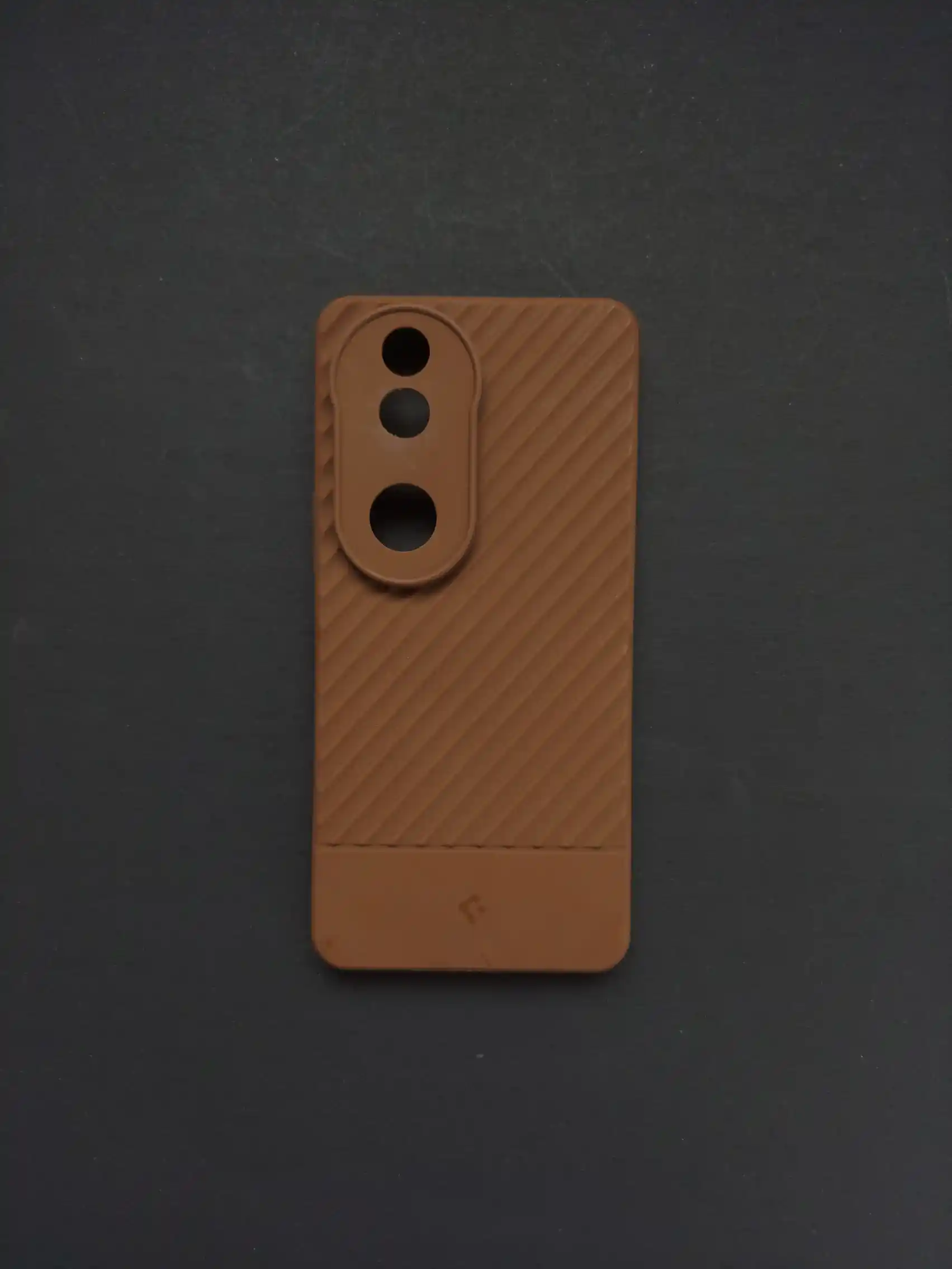 VIVO V50 Brown Textured Phone Case