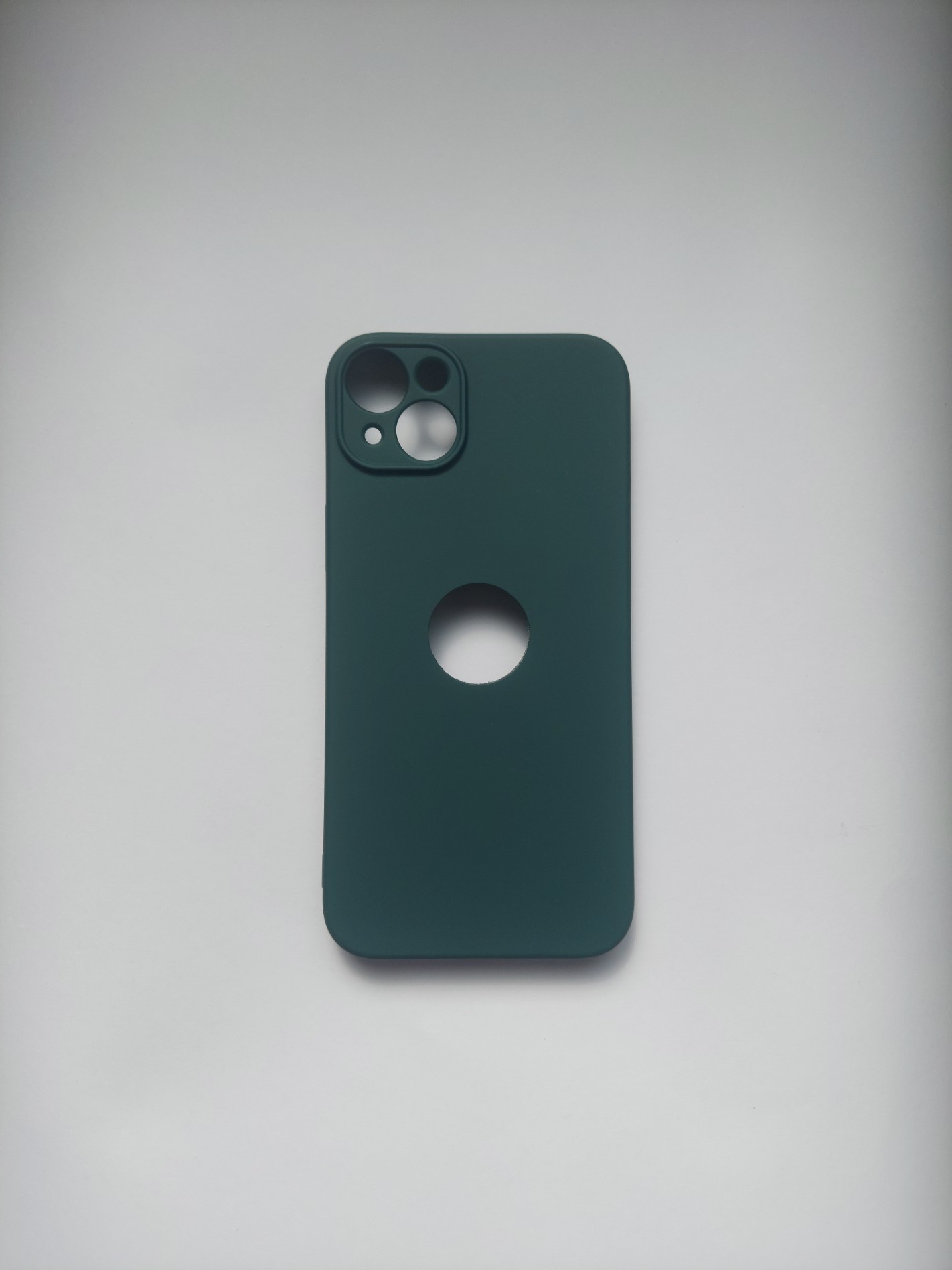 IPHONE 14 PLUS | Dark Green Silicone Phone Case