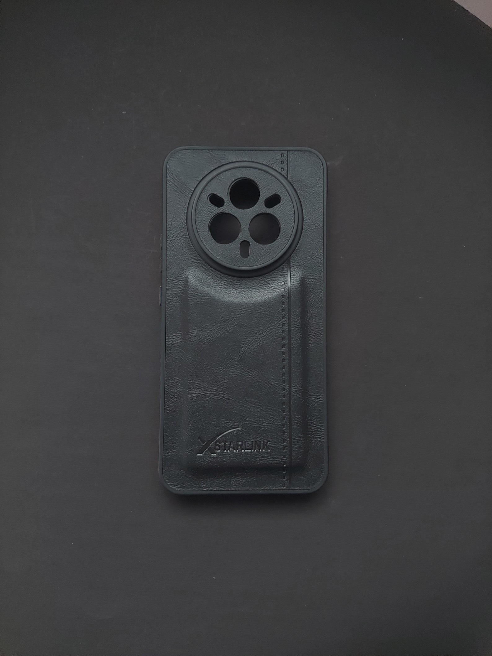 Realme P3 PRO Black Leather Phone Case