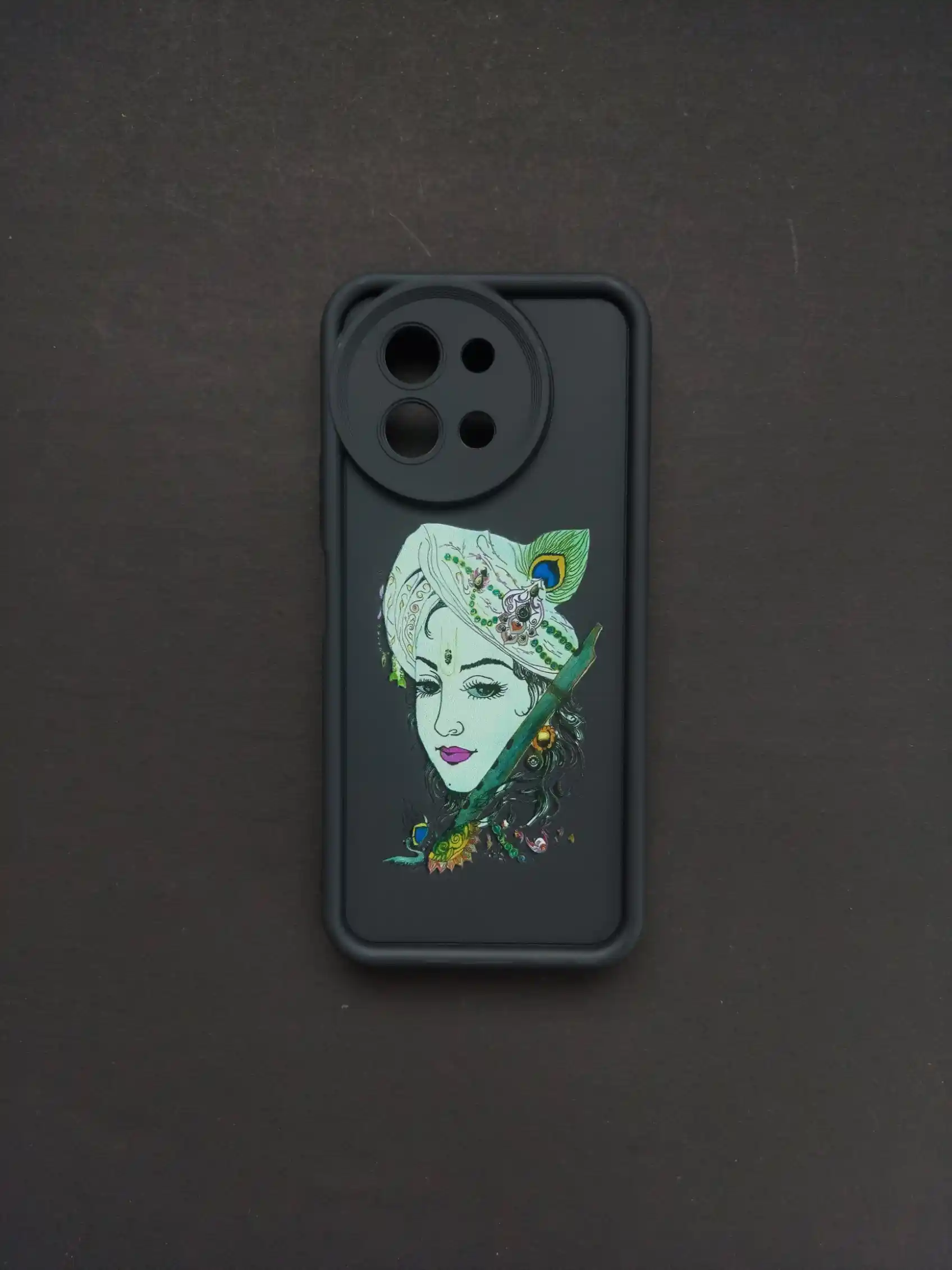 VIVO T3X Decorative Phone Case with krishna Artwork