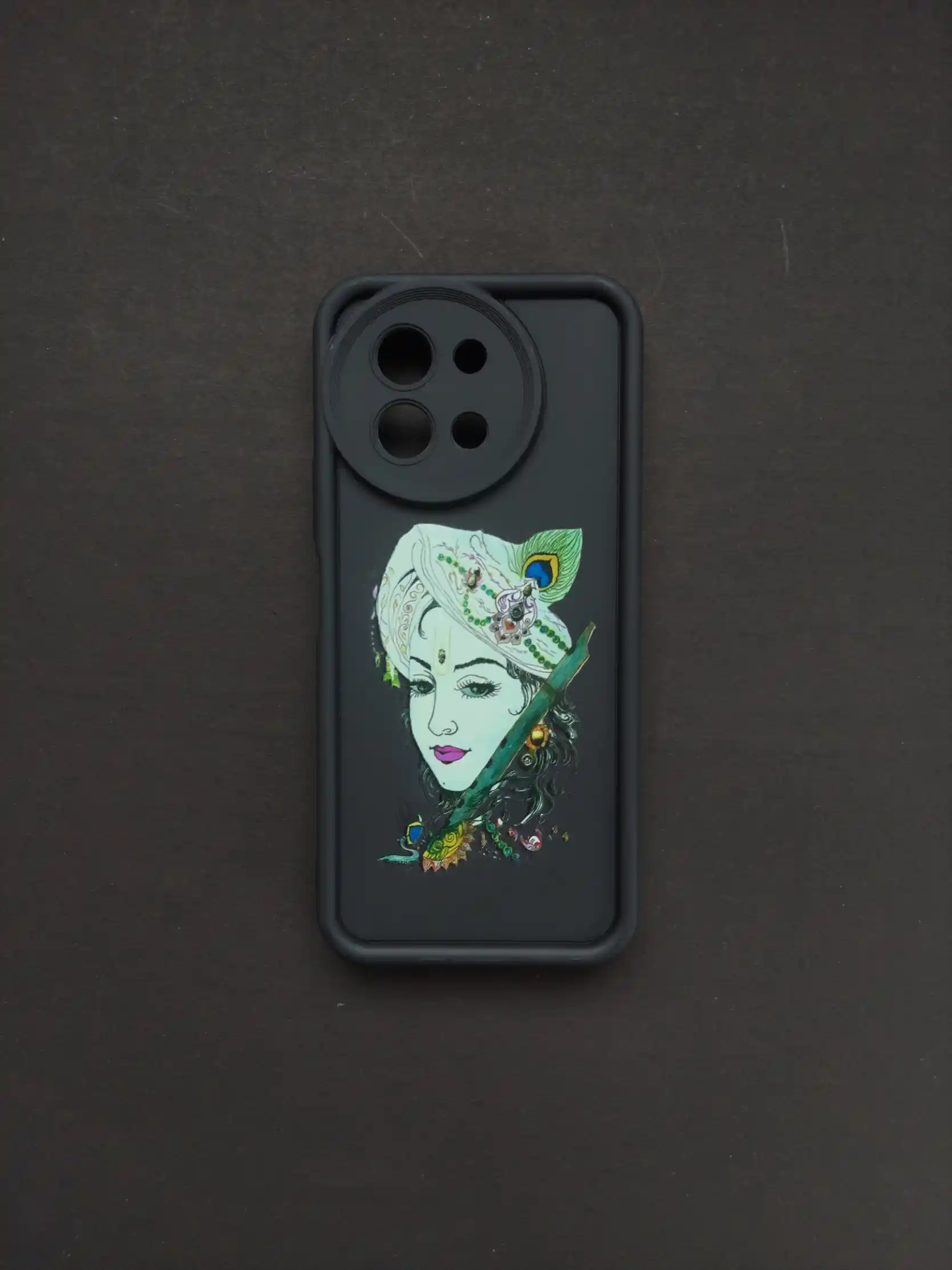 VIVO T3X Decorative Phone Case with krishna Artwork