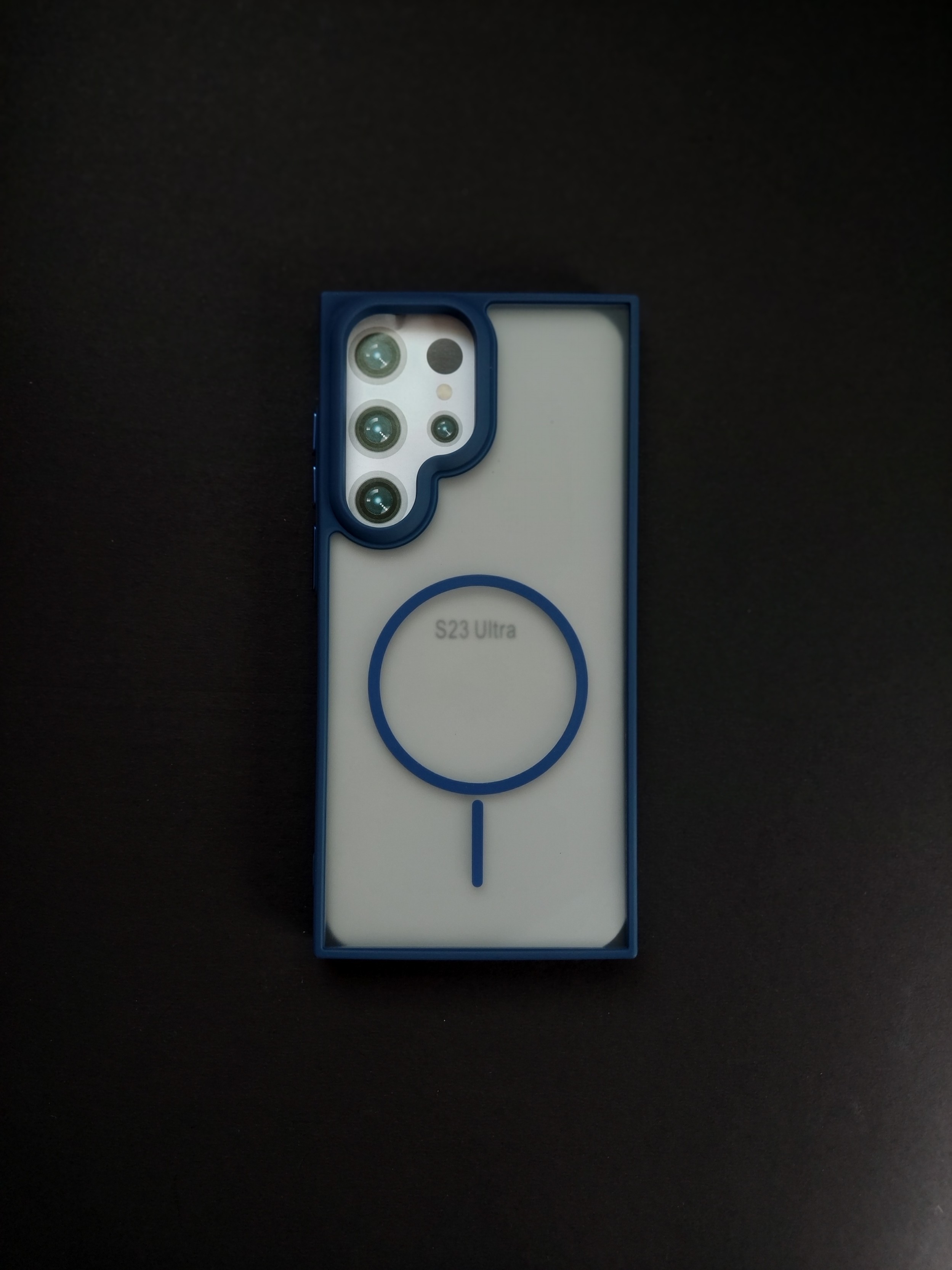 SAMSUNG GALAXY S23 ULTRA Blue MagSafe Compatible Phone Case