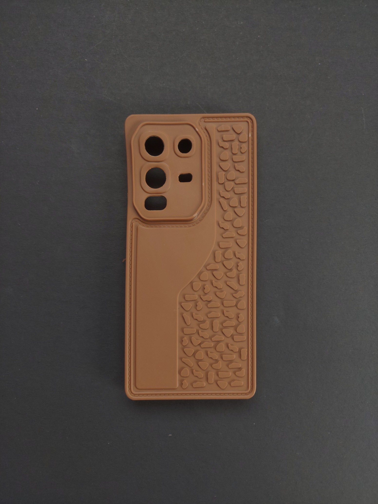 INFINIX NOTE 50s | Brown Textured Phone Cover