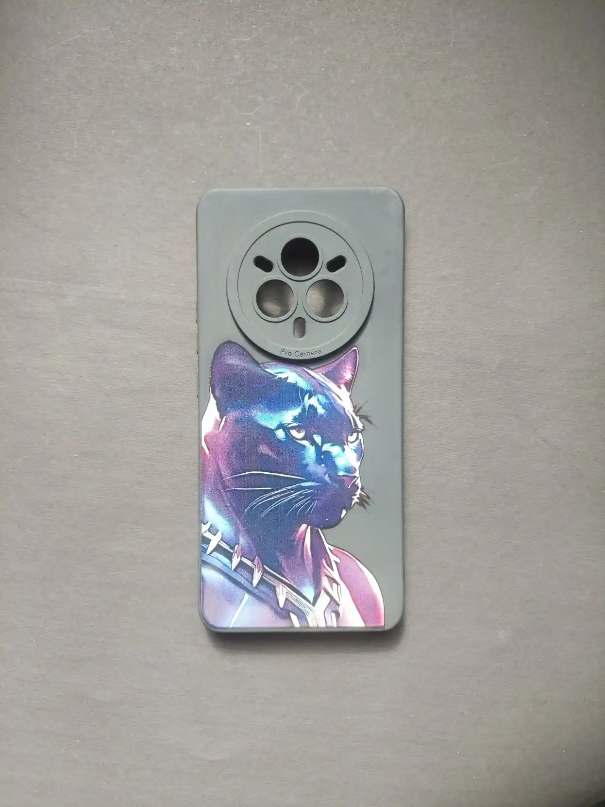 Realme14 Pro Black Panther Cat Phone Case