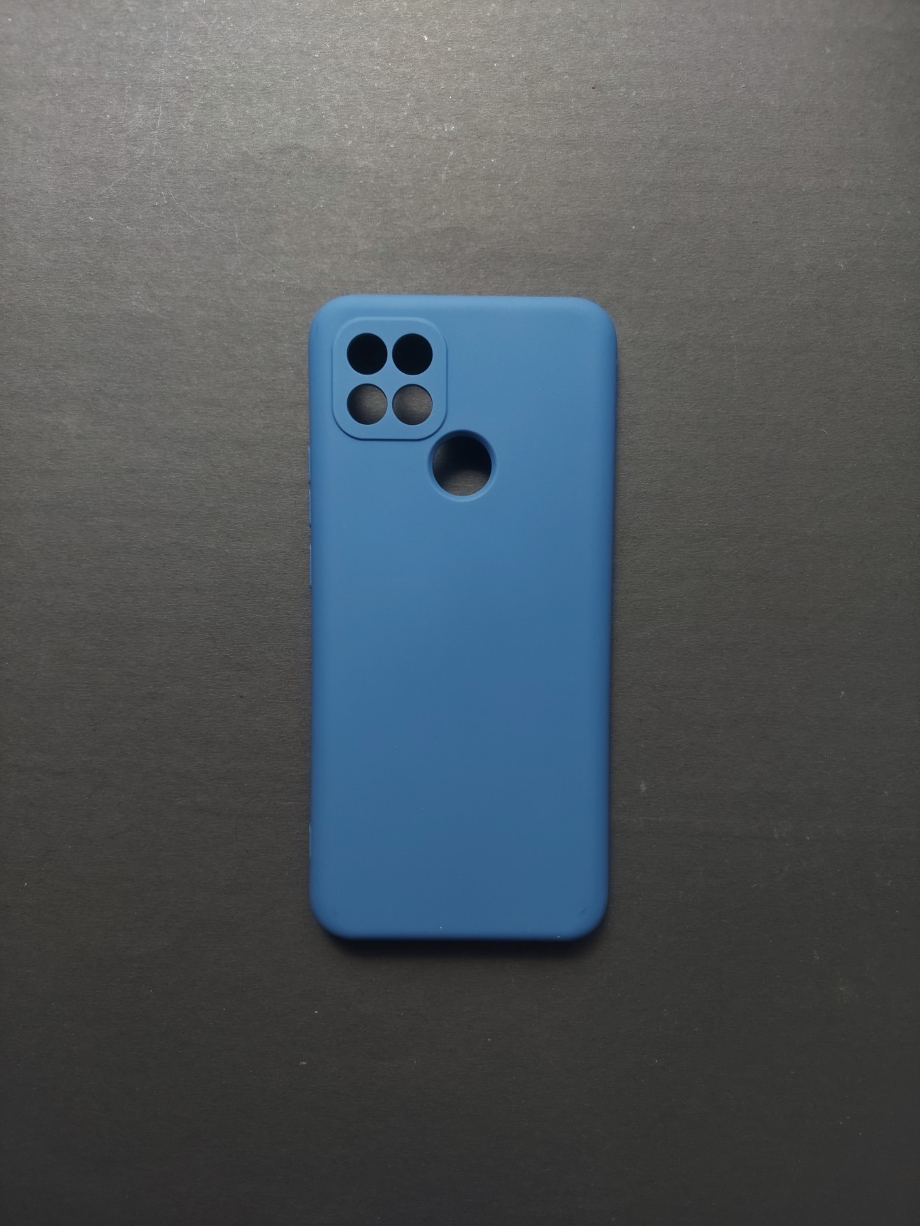 OPPO A15 Blue Silicone Phone Case