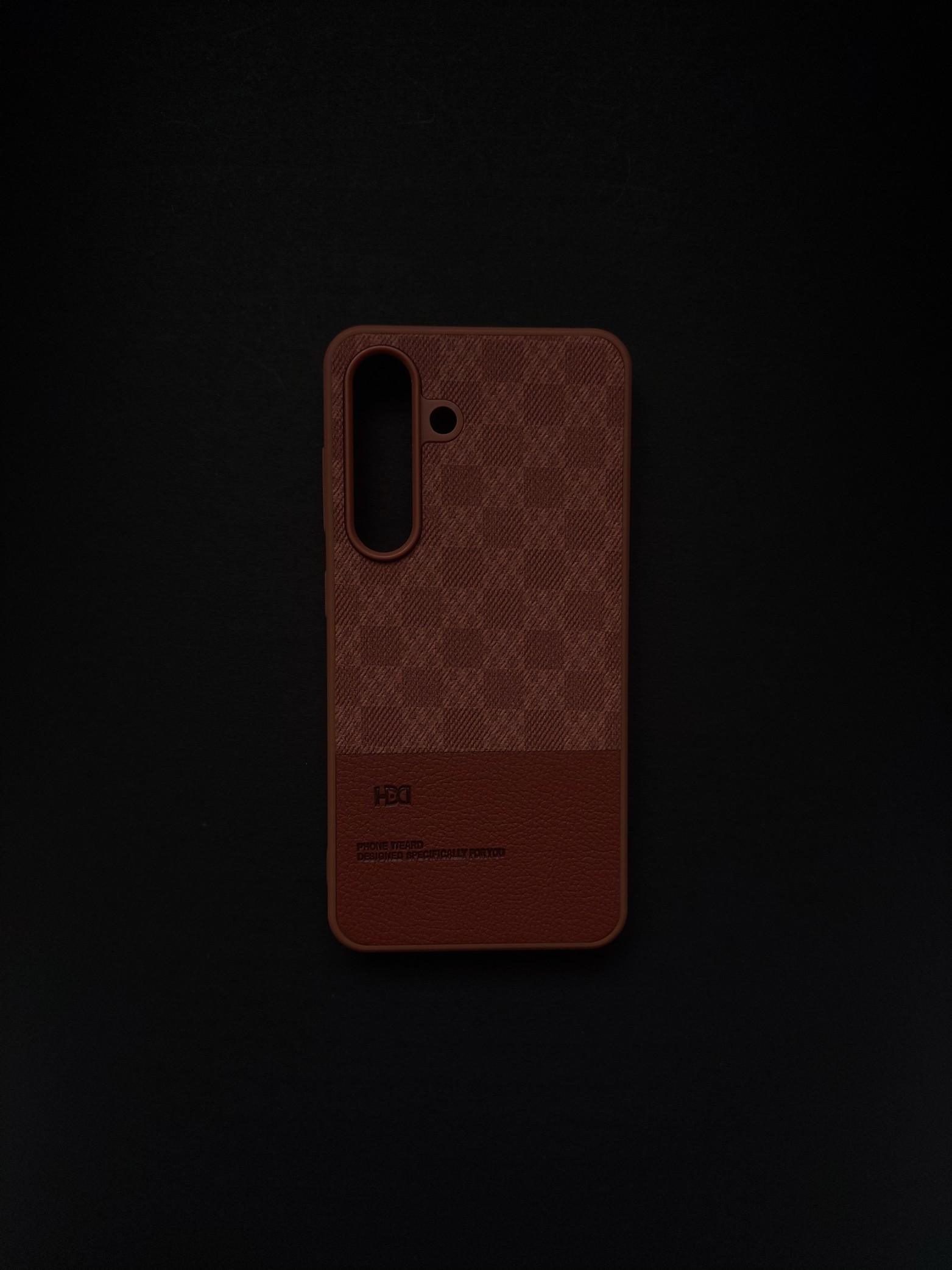 SAMSUNG GALAXY S25 LUXURY Brown Patterned Phone Case