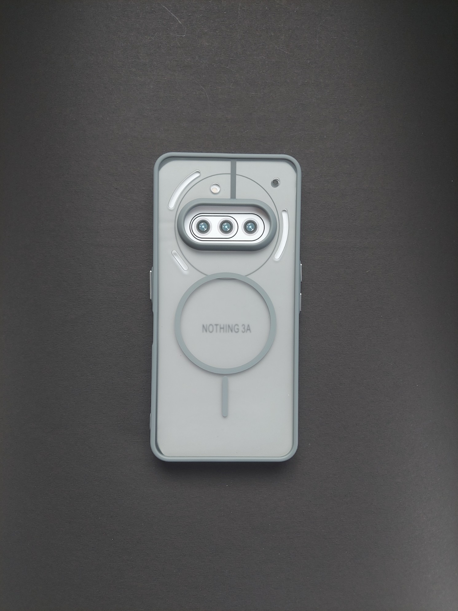Nothing Phone 3A Grey Magsafe Working Cover