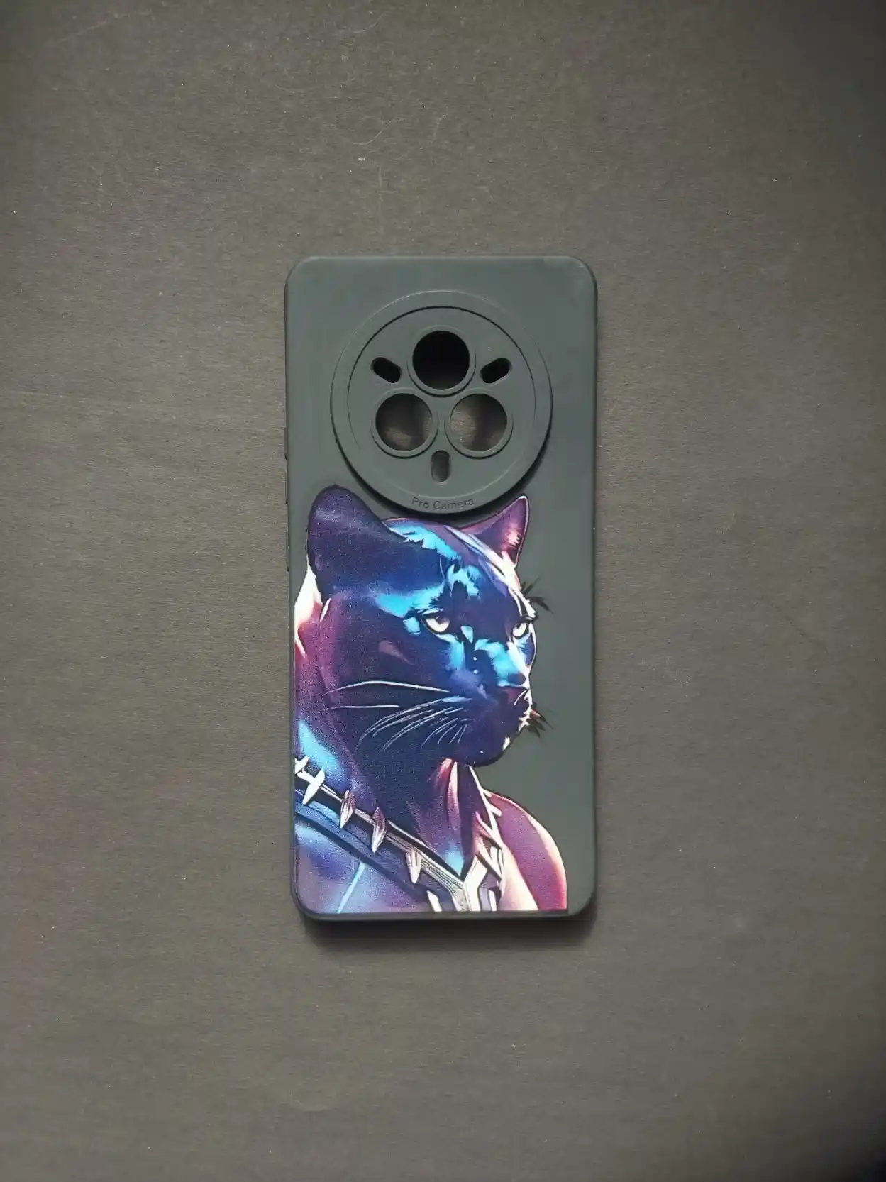 Realme14 Pro Black Panther Cat Phone Case