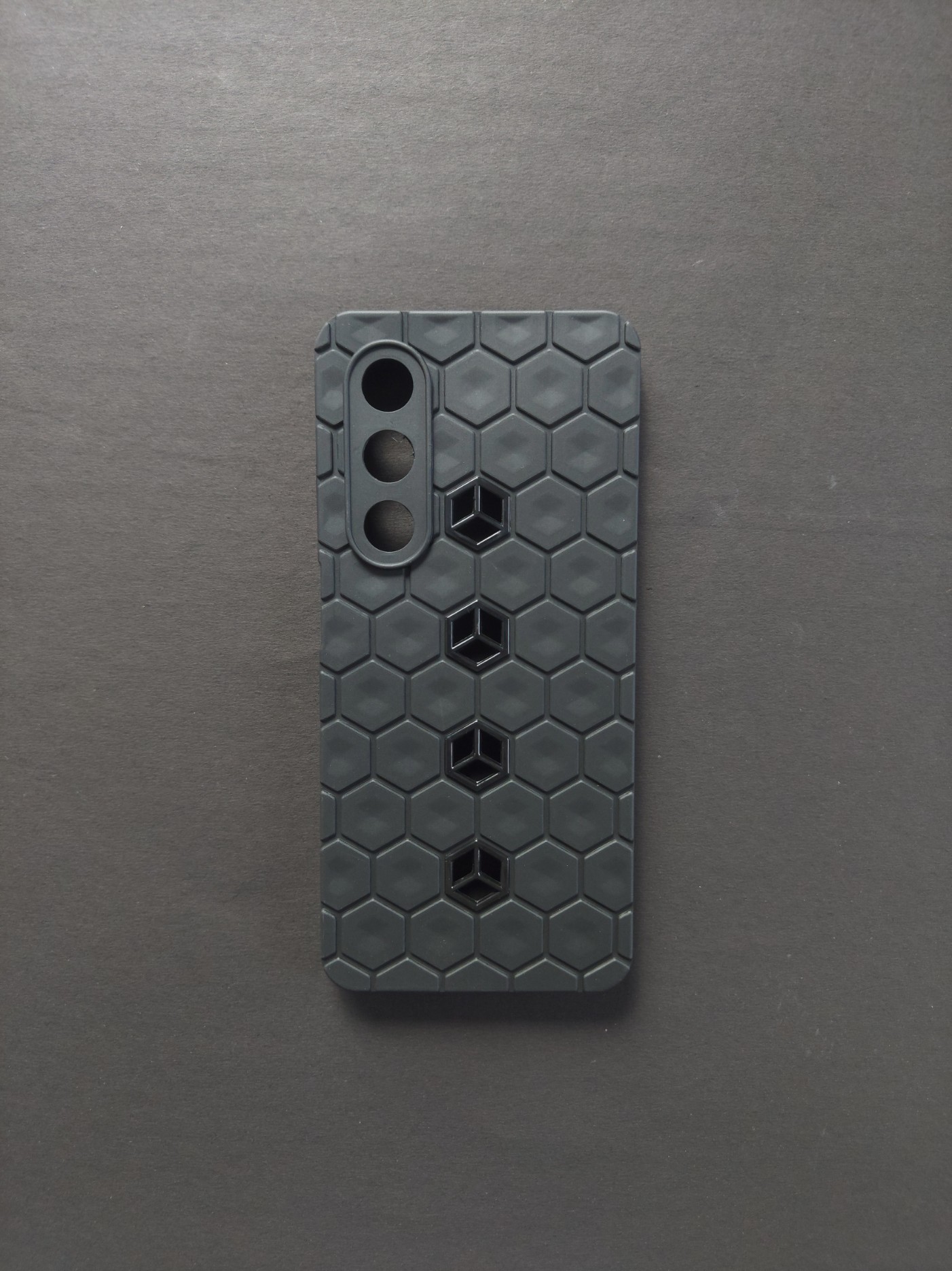 OPPO K13x BLACK Hexagon Pattern Phone Case