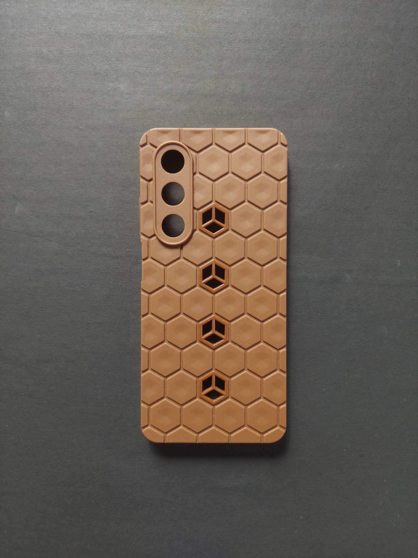 OPPO K13x BROWN Honeycomb Pattern Phone Case