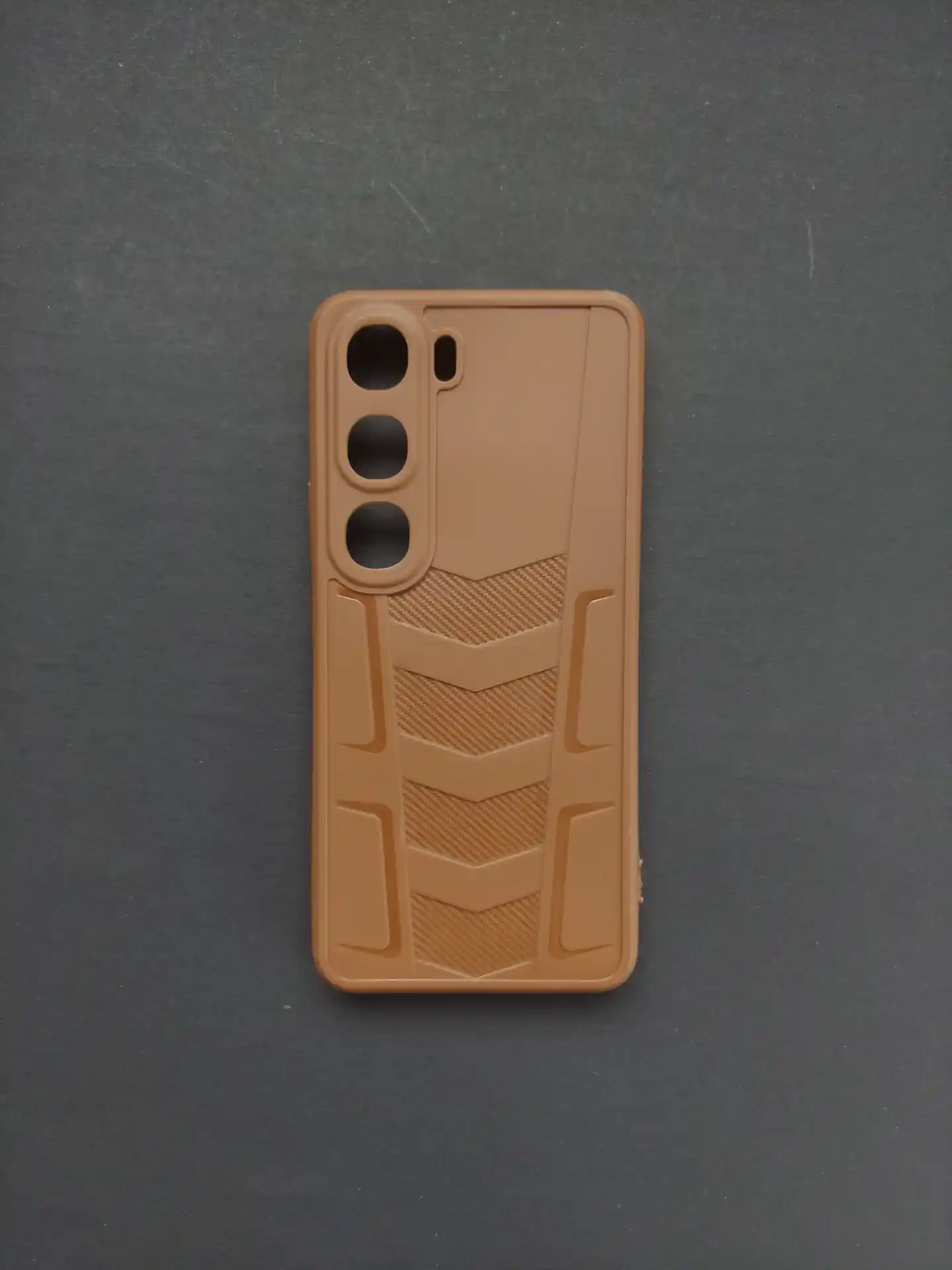 VIVO Y300 Brown Textured Phone Case
