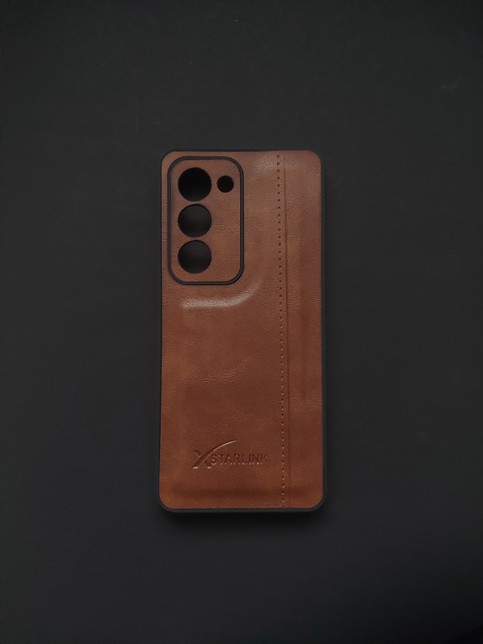 OPPO A5 Brown Leather Phone Case