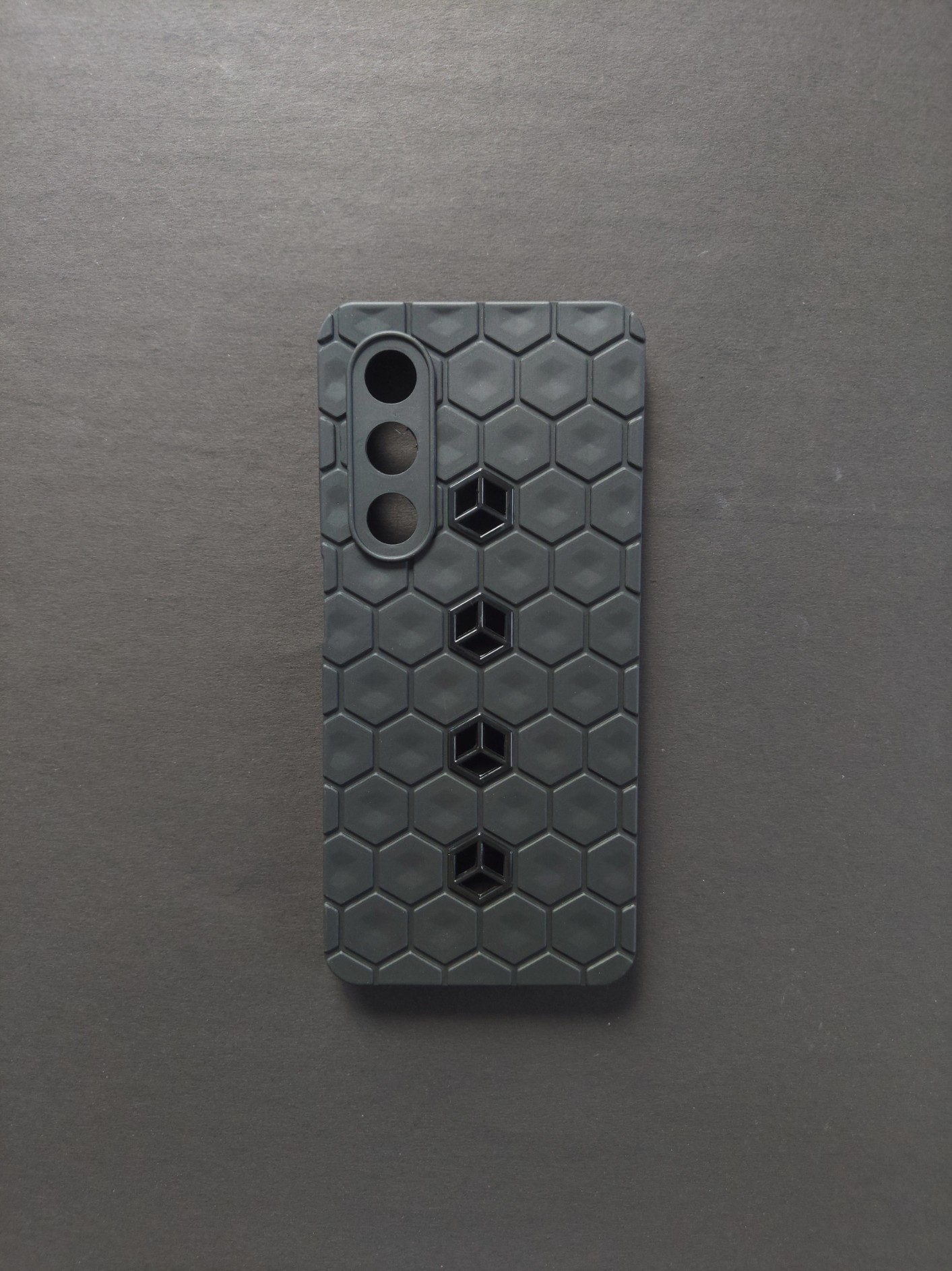 OPPO K13x BLACK Hexagon Pattern Phone Case