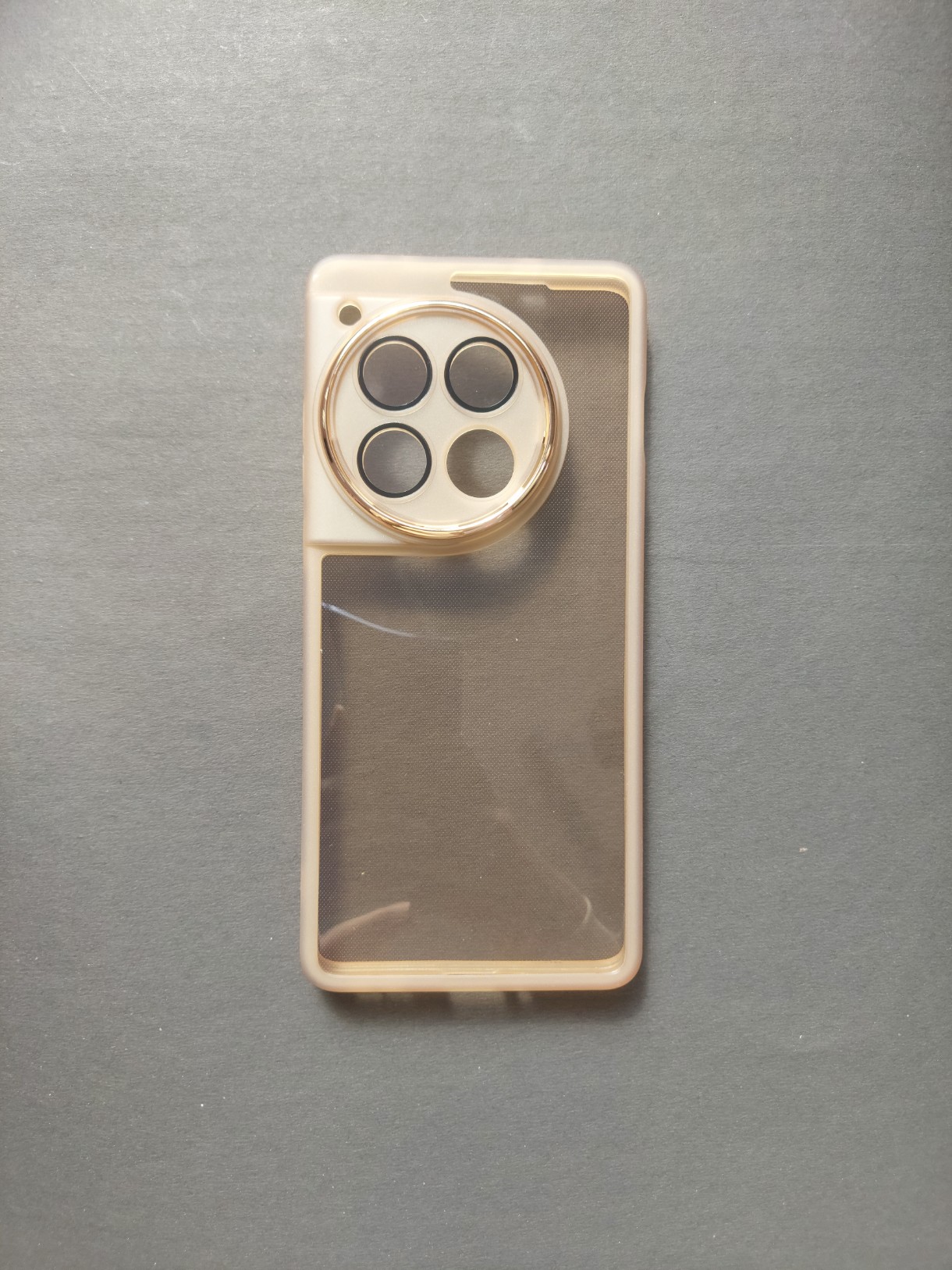 ONEPLUS 10R BROWN COLOUR TRANPARANT