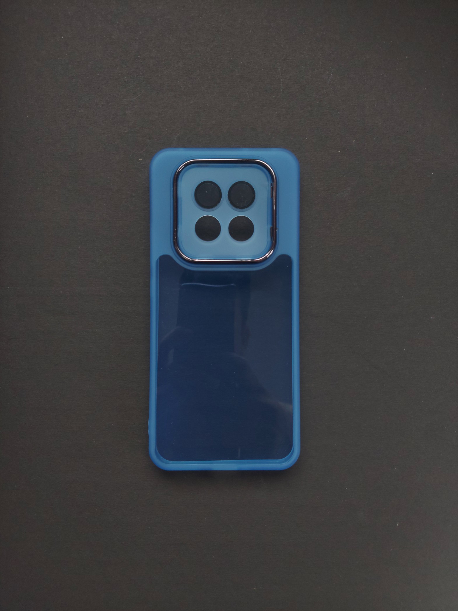 OPPO F29 TRANSPERENT Blue Silicone Phone Case