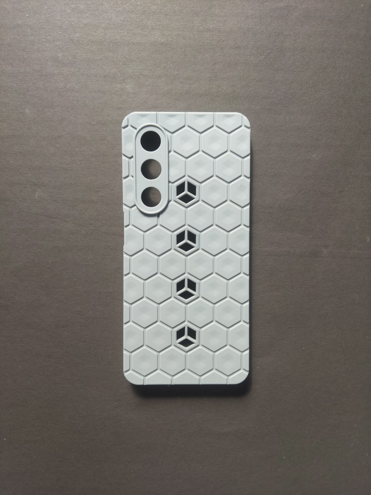OPPO K13x GRAY Hexagonal Pattern Phone Case