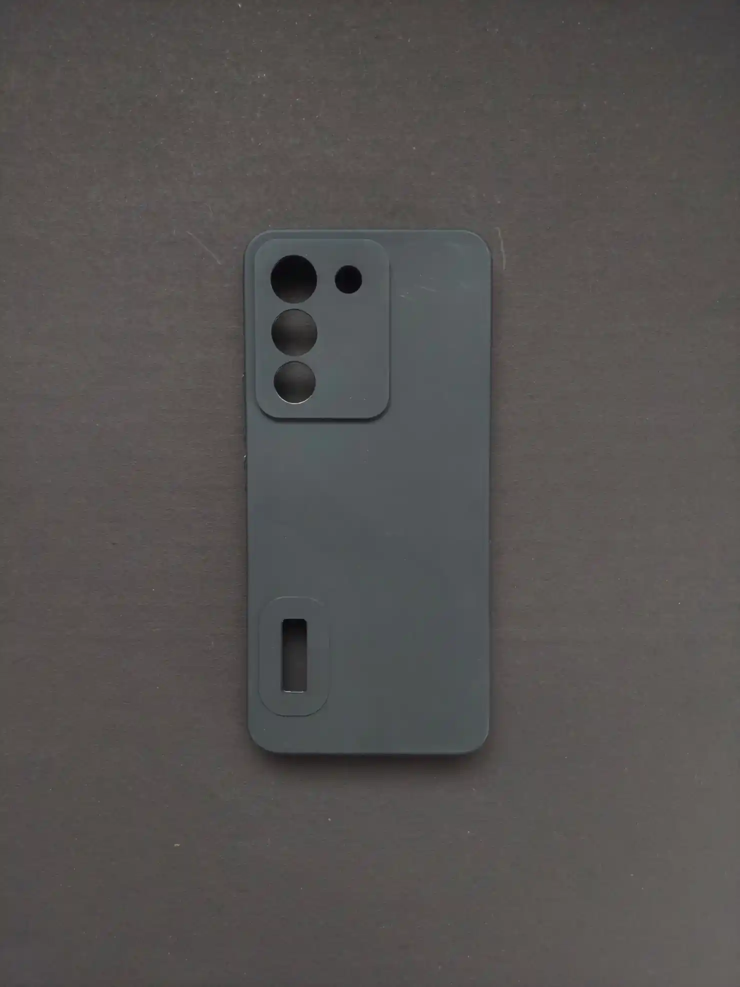 VIVO Y200 Black Silicone Phone Case