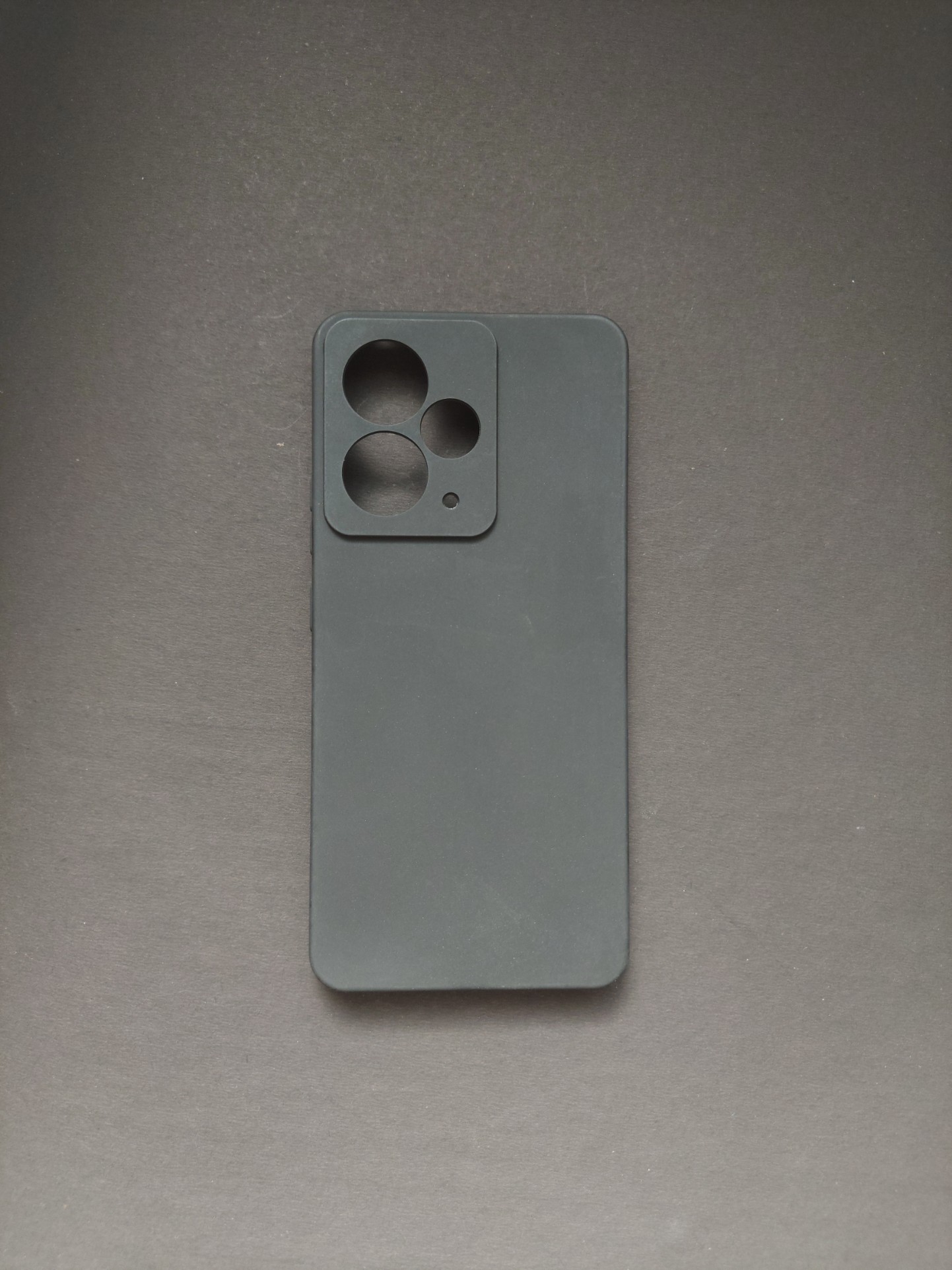 Realme14t Black Silicone Phone Case