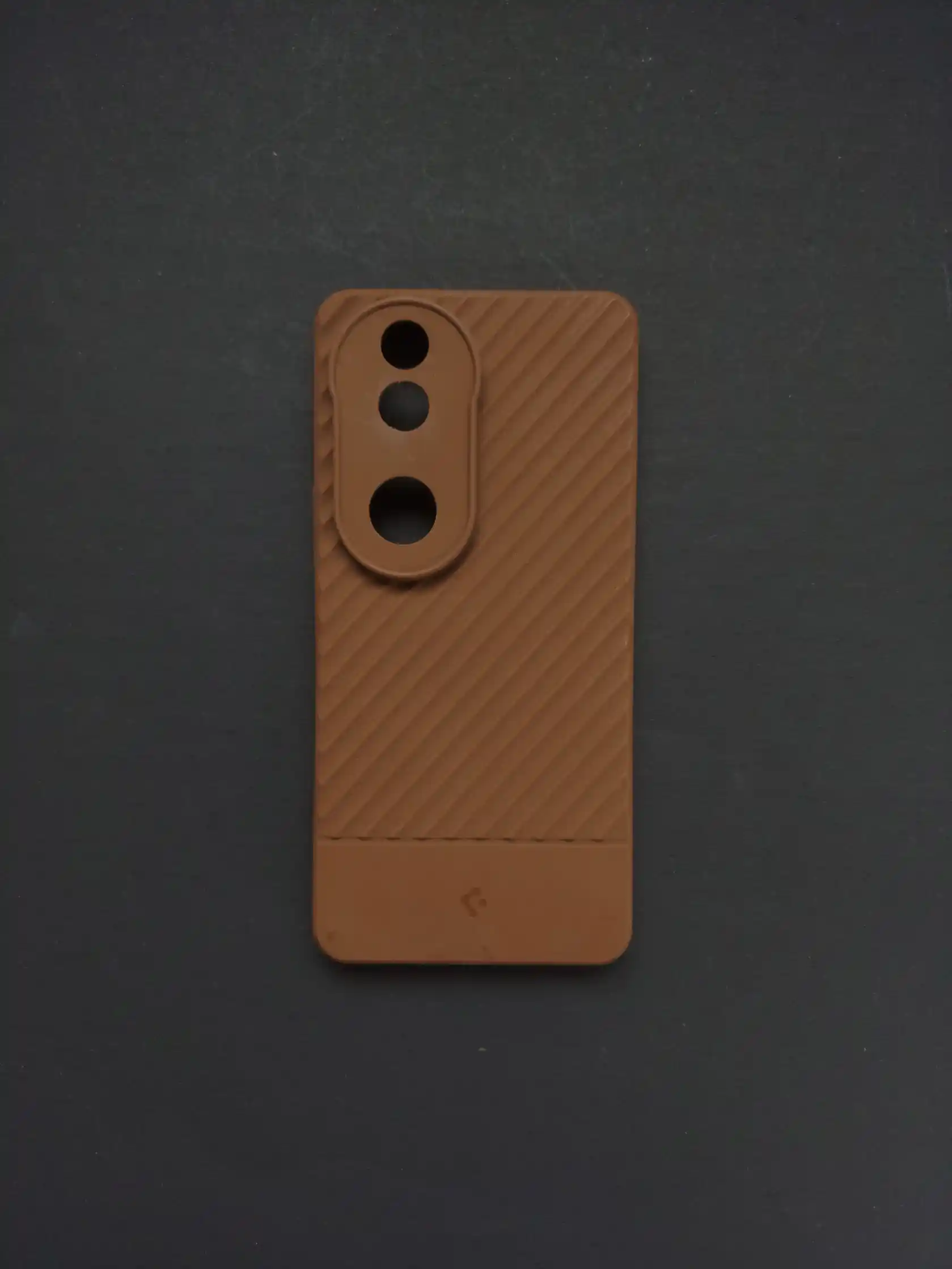 VIVO V50 Brown Textured Phone Case