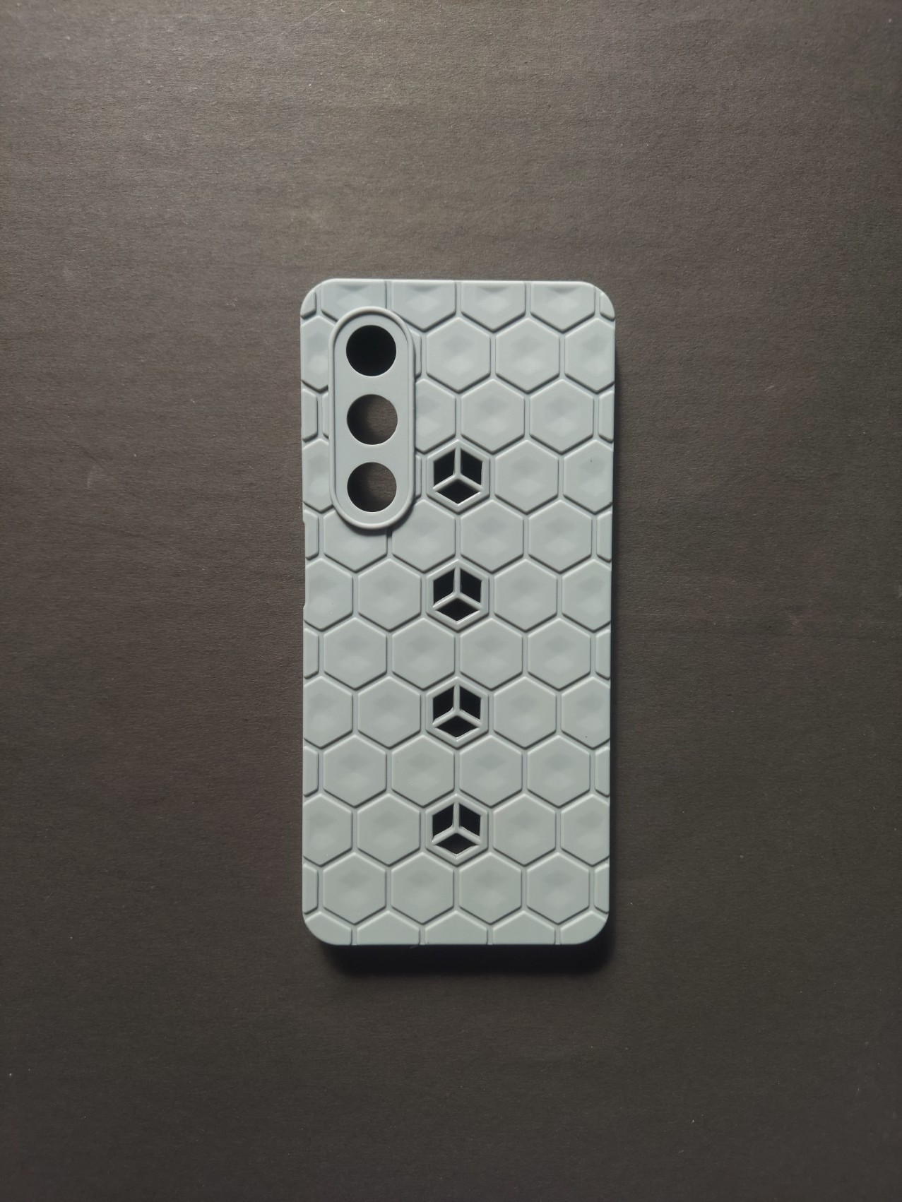 OPPO K13x GRAY Hexagonal Pattern Phone Case