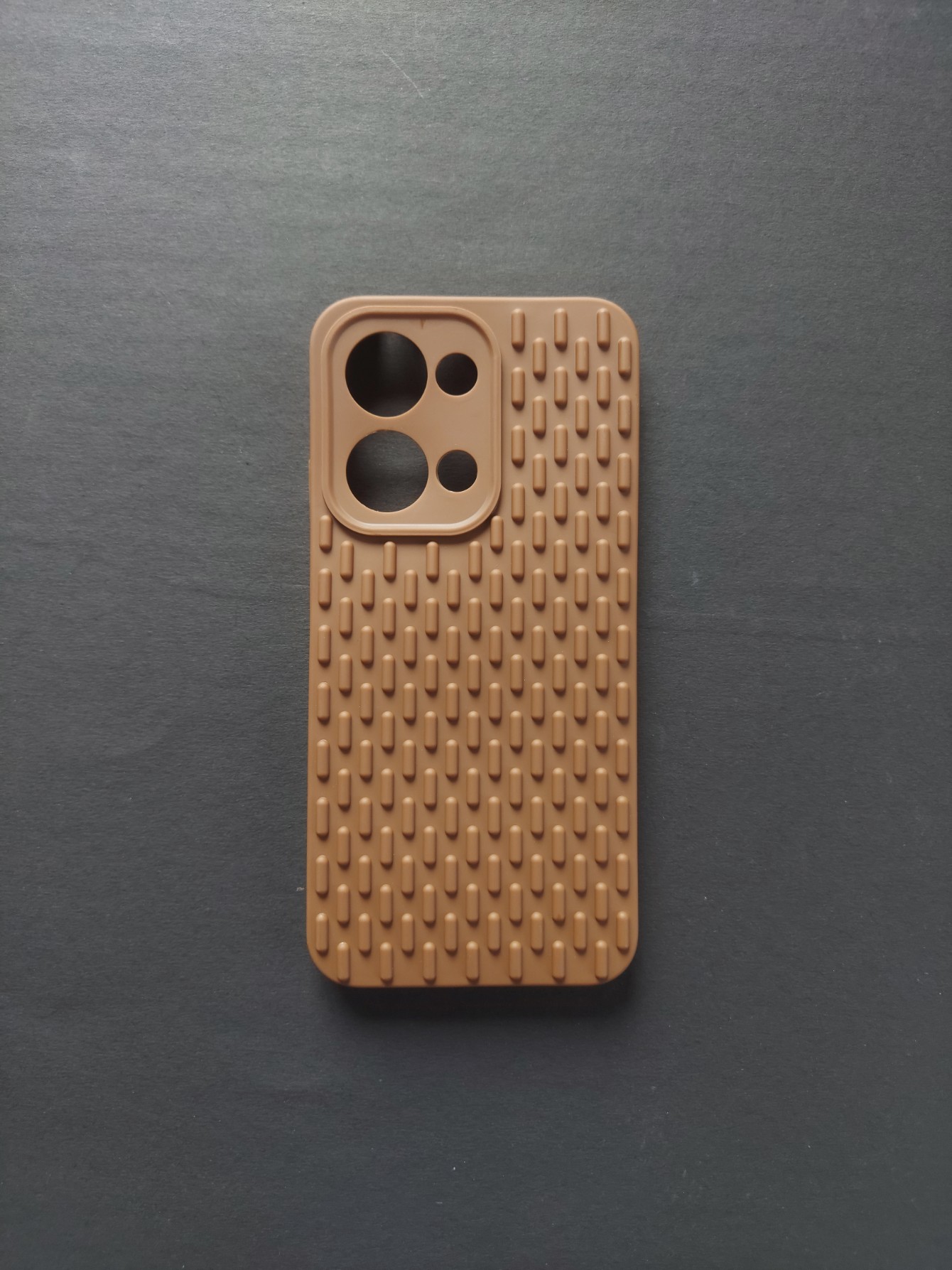 OPPO RENO 13 Brown Textured Phone Case