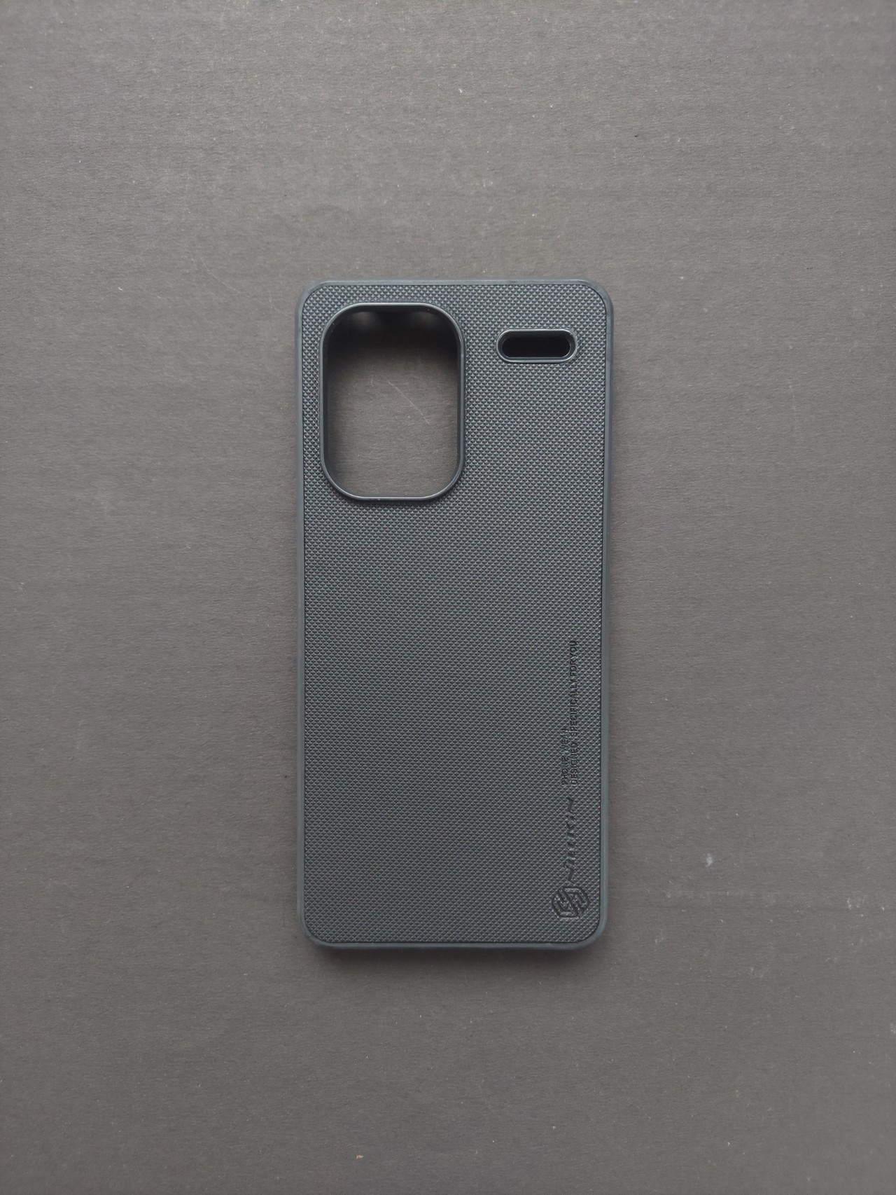 REDMI Note 13 pro plus Black Textured Phone Case