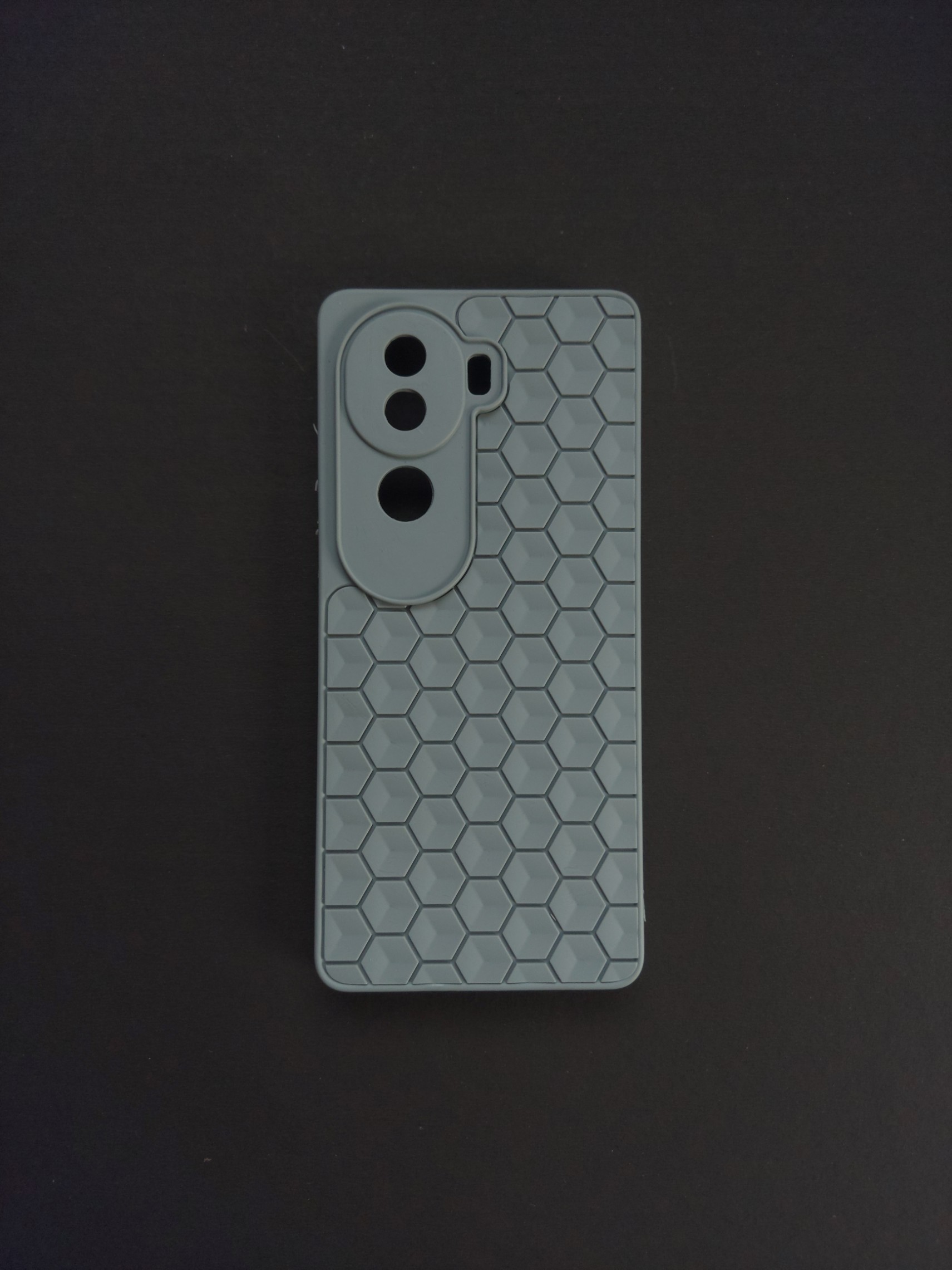 IQOO Z9S GREY Hexagon Pattern Smartphone Case