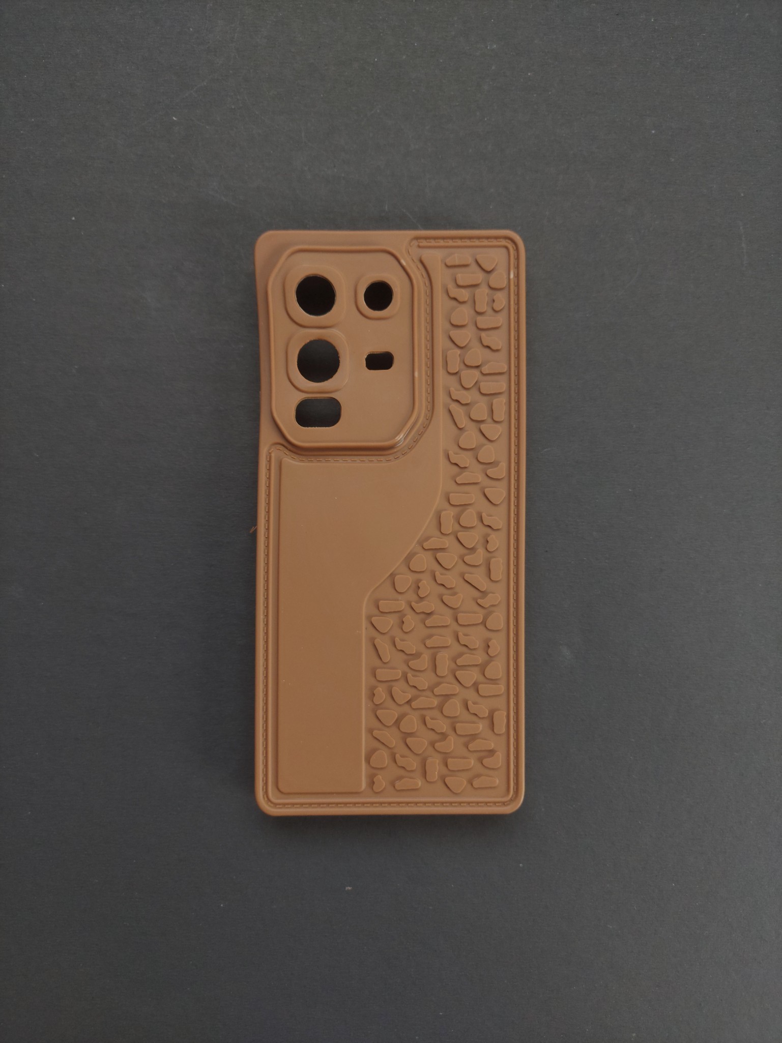 INFINIX NOTE 50s | Brown Textured Phone Cover