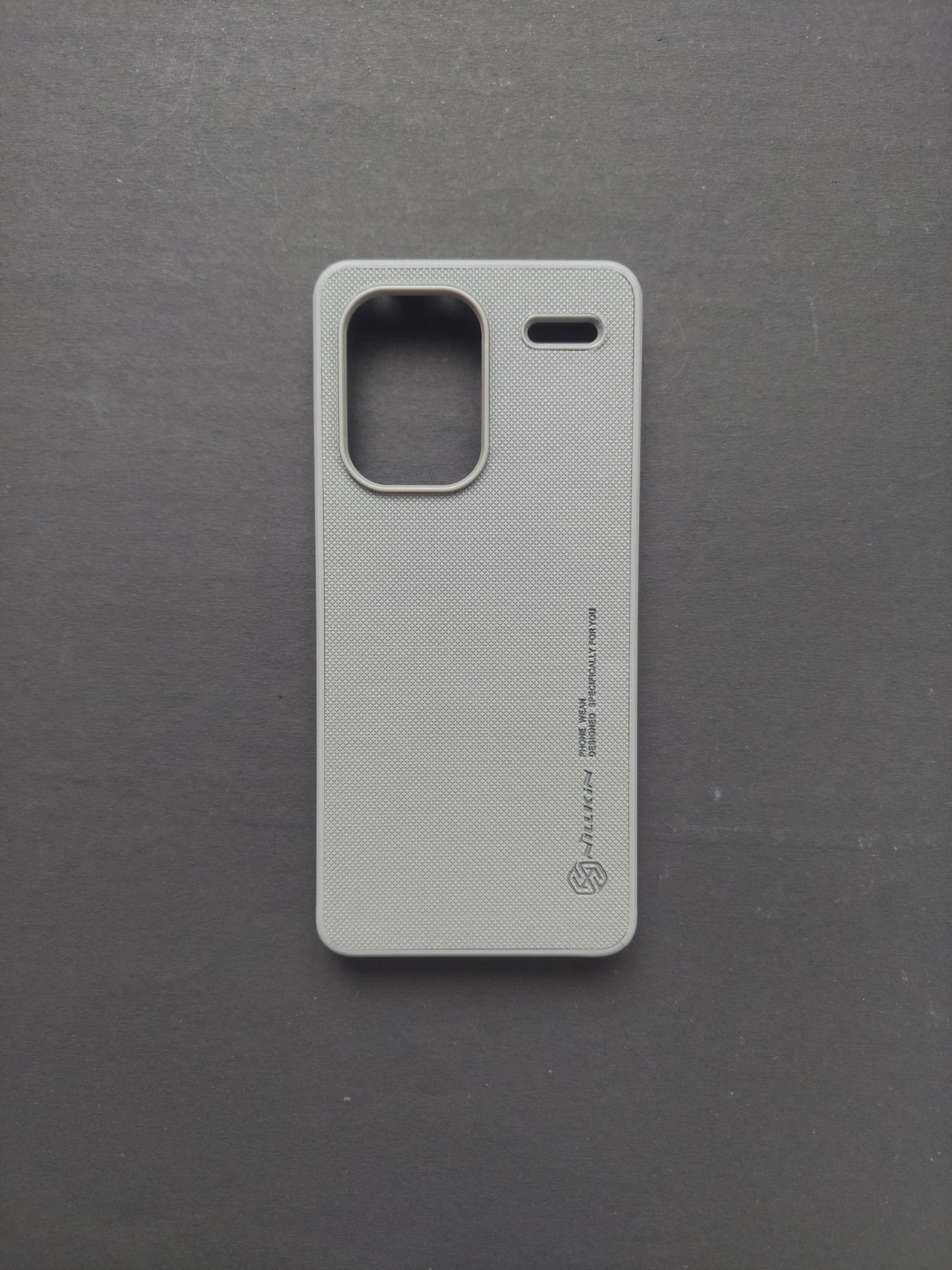 REDMI Note 13 pro plus Gray Textured Phone Case