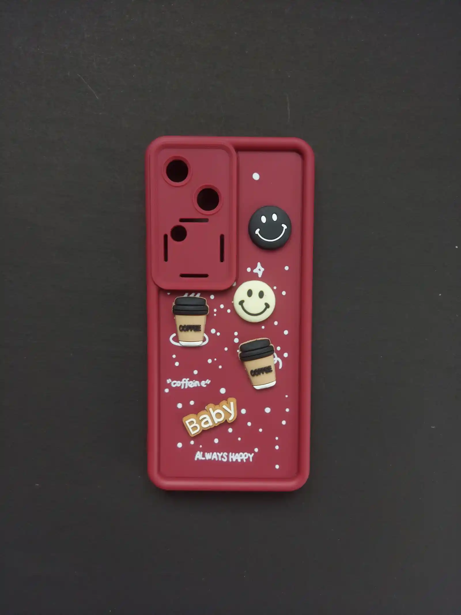 VIVO V30 Red Decorative Phone Case