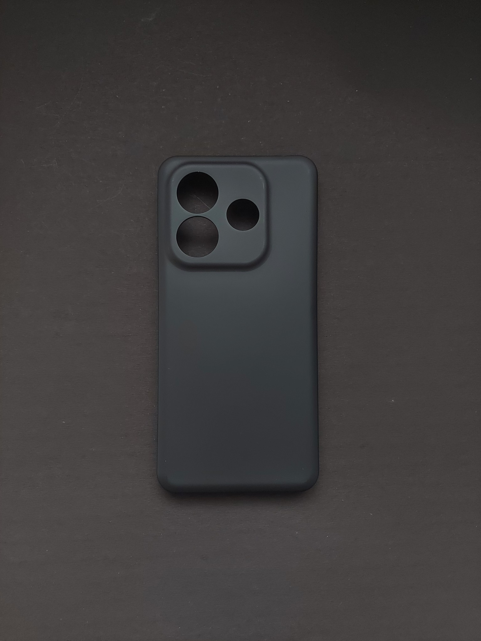 REDMI Note 14 Black Silicone Phone Case