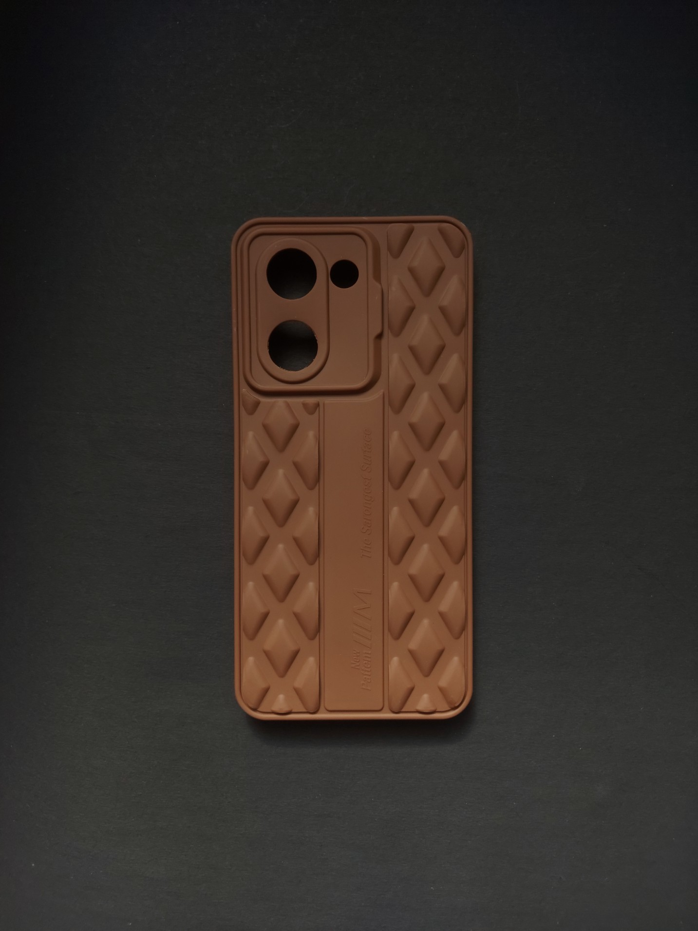 Realme P3 ULTRA Textured Brown Phone Case