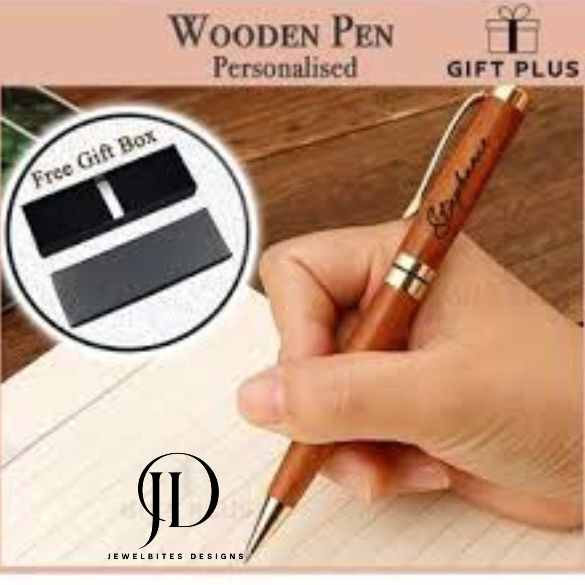 Personalized Wooden Ballpoint Pen