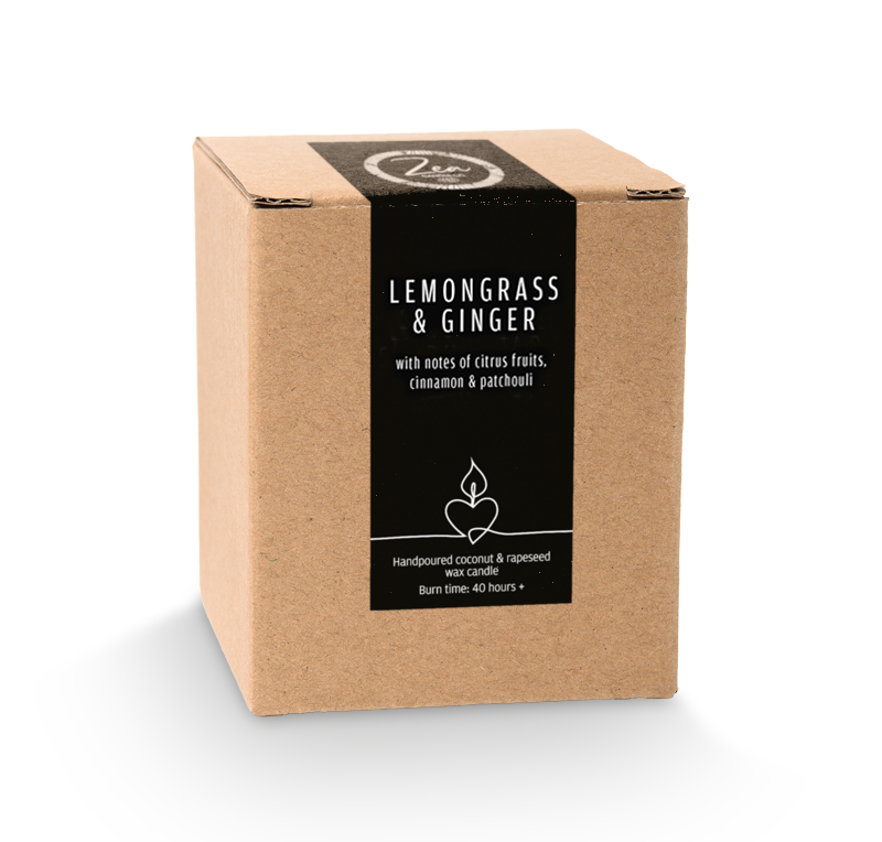 Lemongrass & Ginger Scented Candle